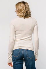 Lorelai Turtleneck Sweater Top | Cream