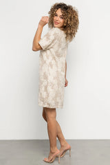 Rhea Sequin Short Dress | Ivory