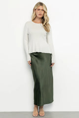 Ainsley Ribbed Top | Off White