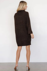 Amy Sweater Dress | Dark Brown