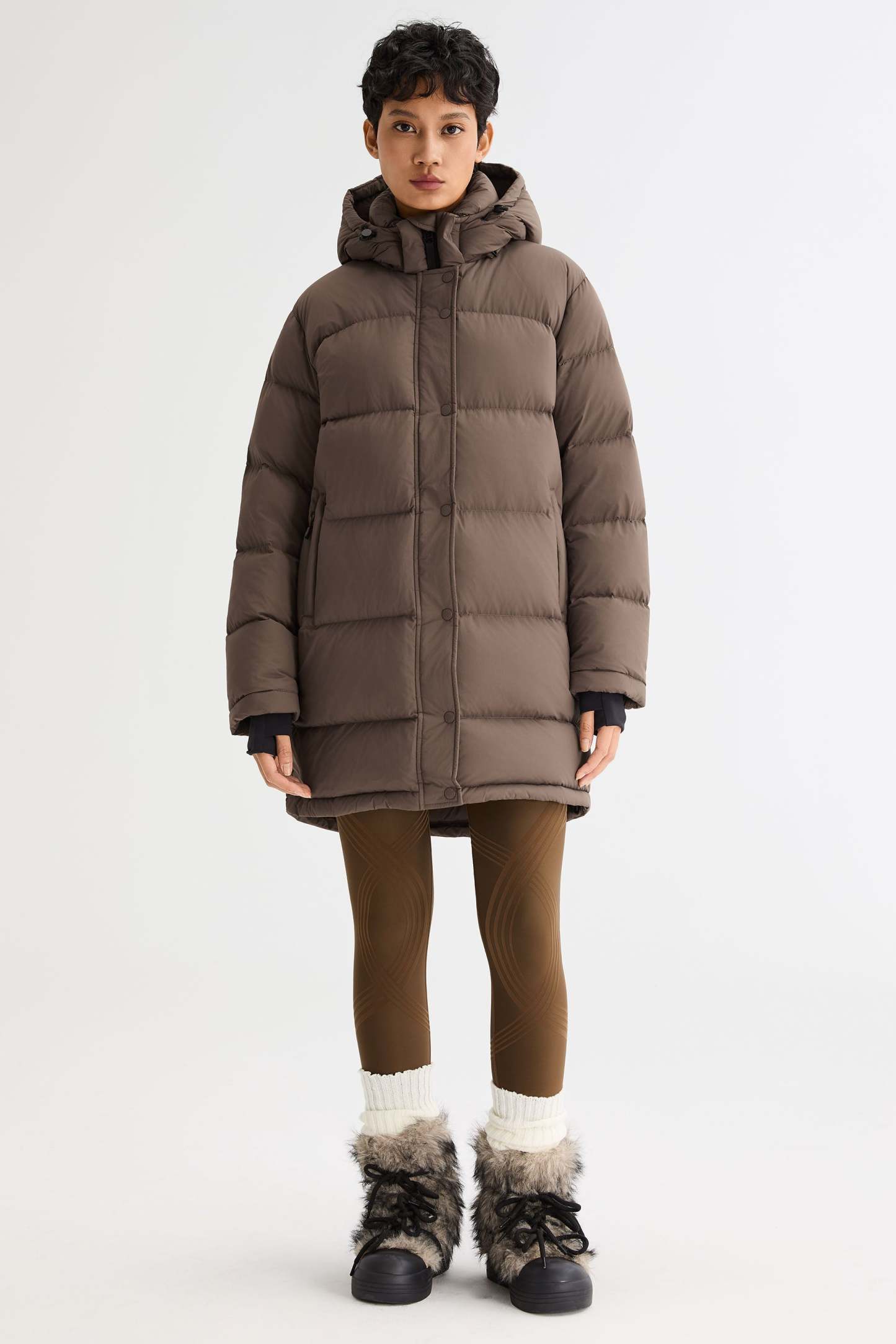 Aurora Detachable Hood Down Puffer