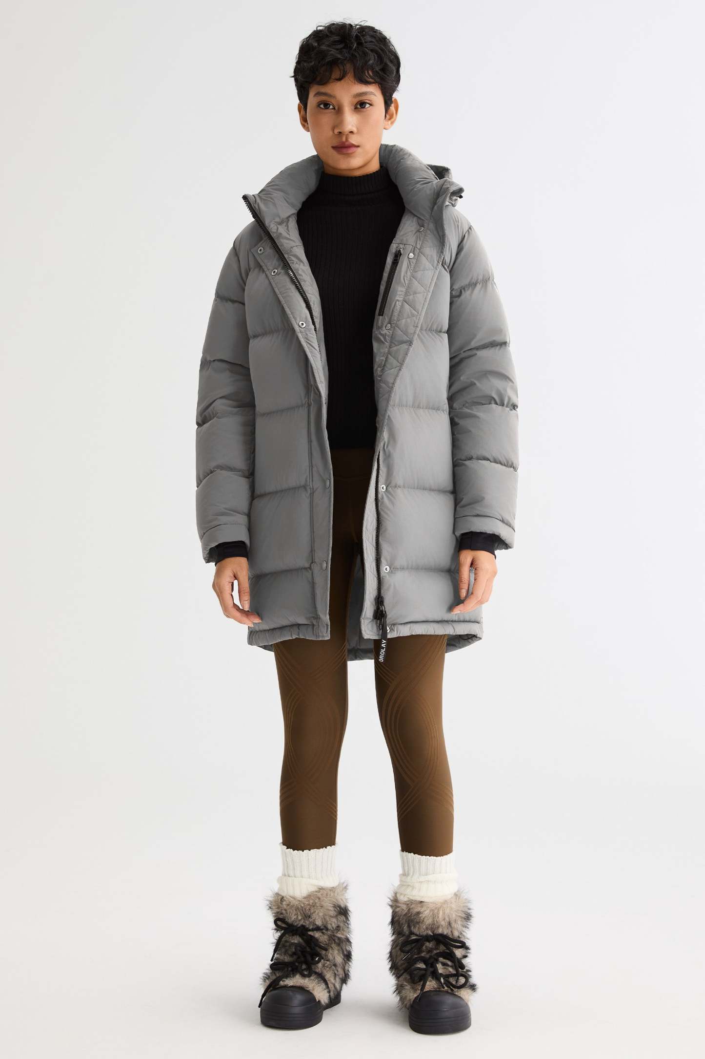 Aurora Detachable Hood Down Puffer