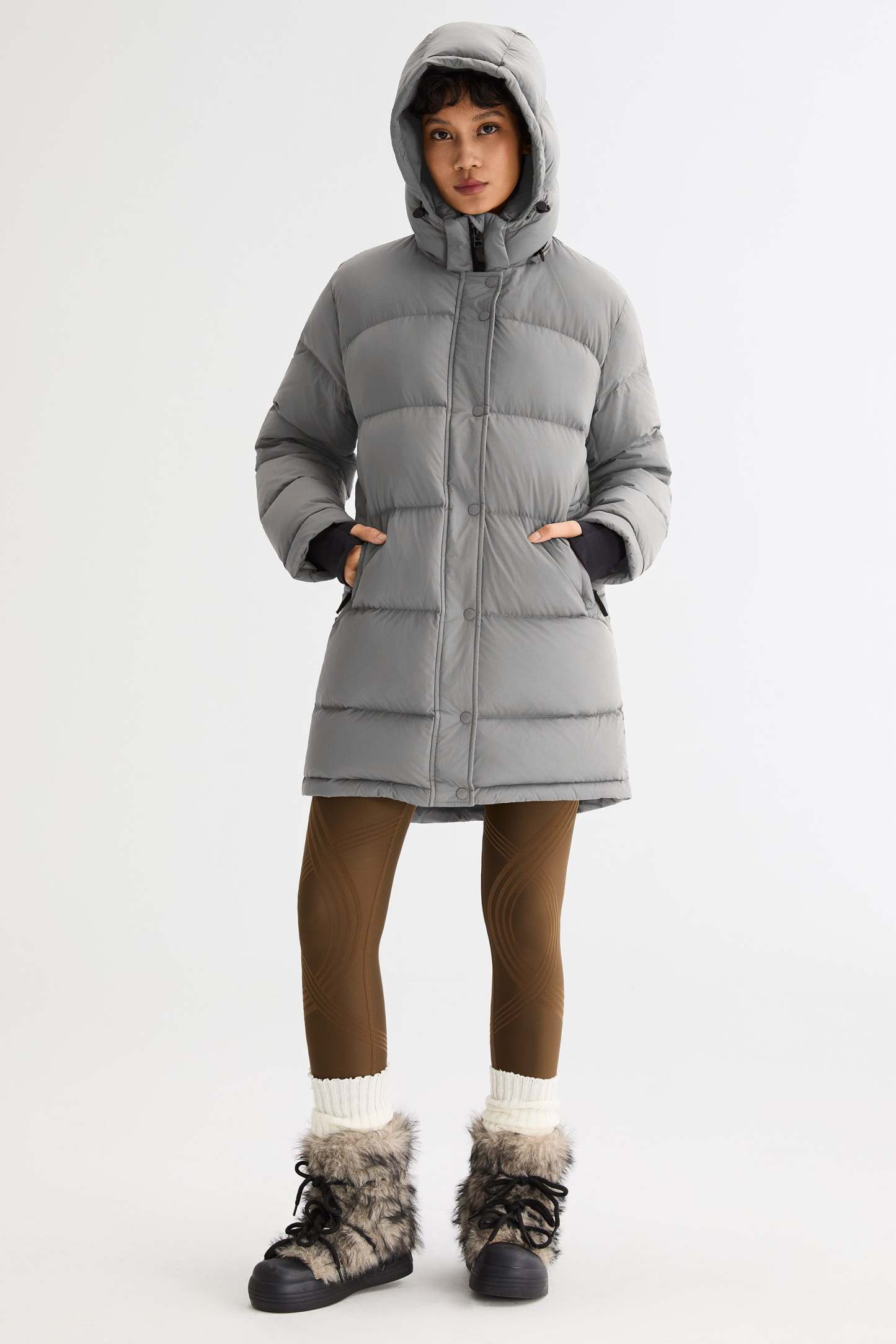 Aurora Detachable Hood Down Puffer