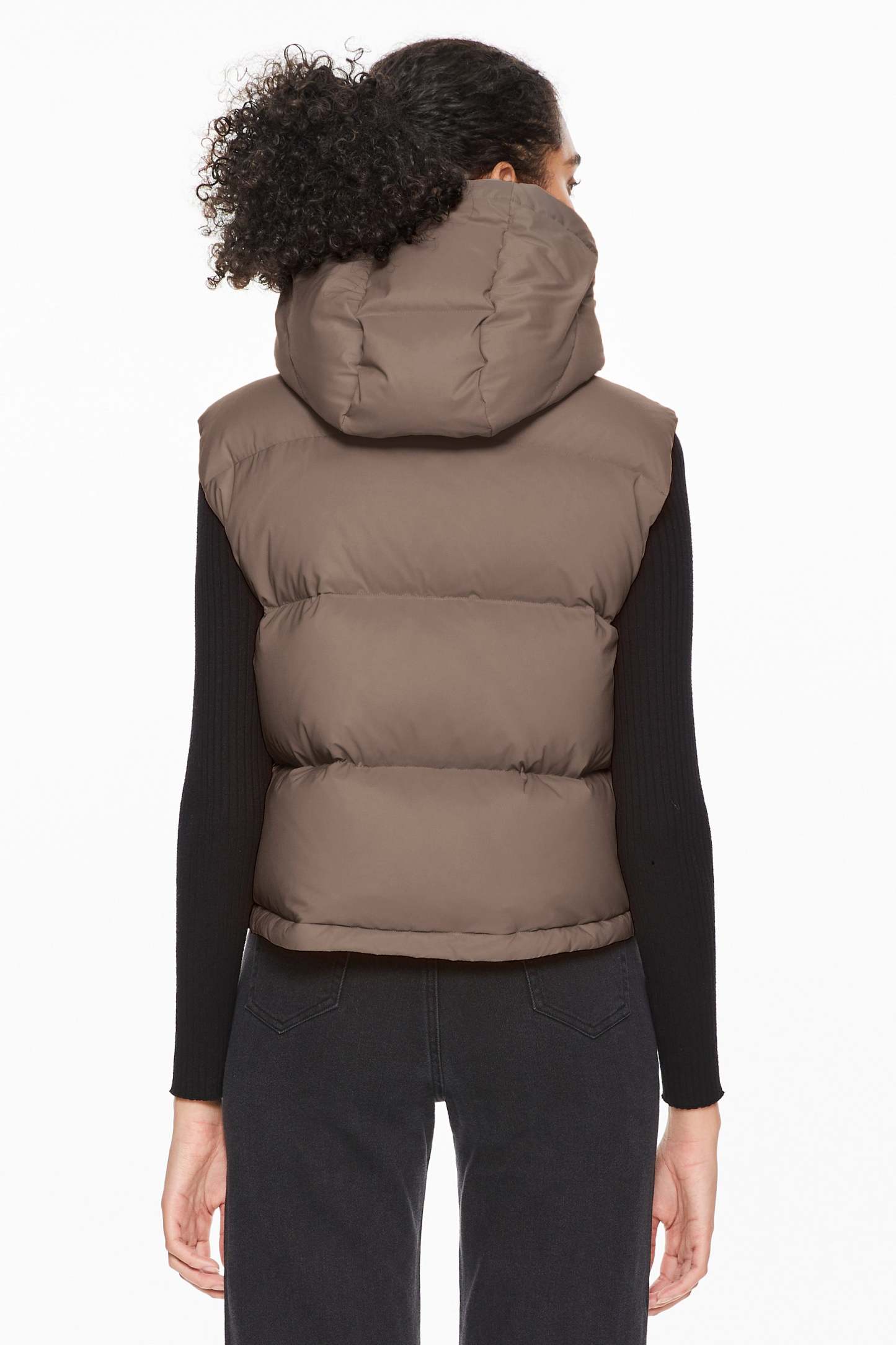 Aurora Hooded Down Puffer Vest