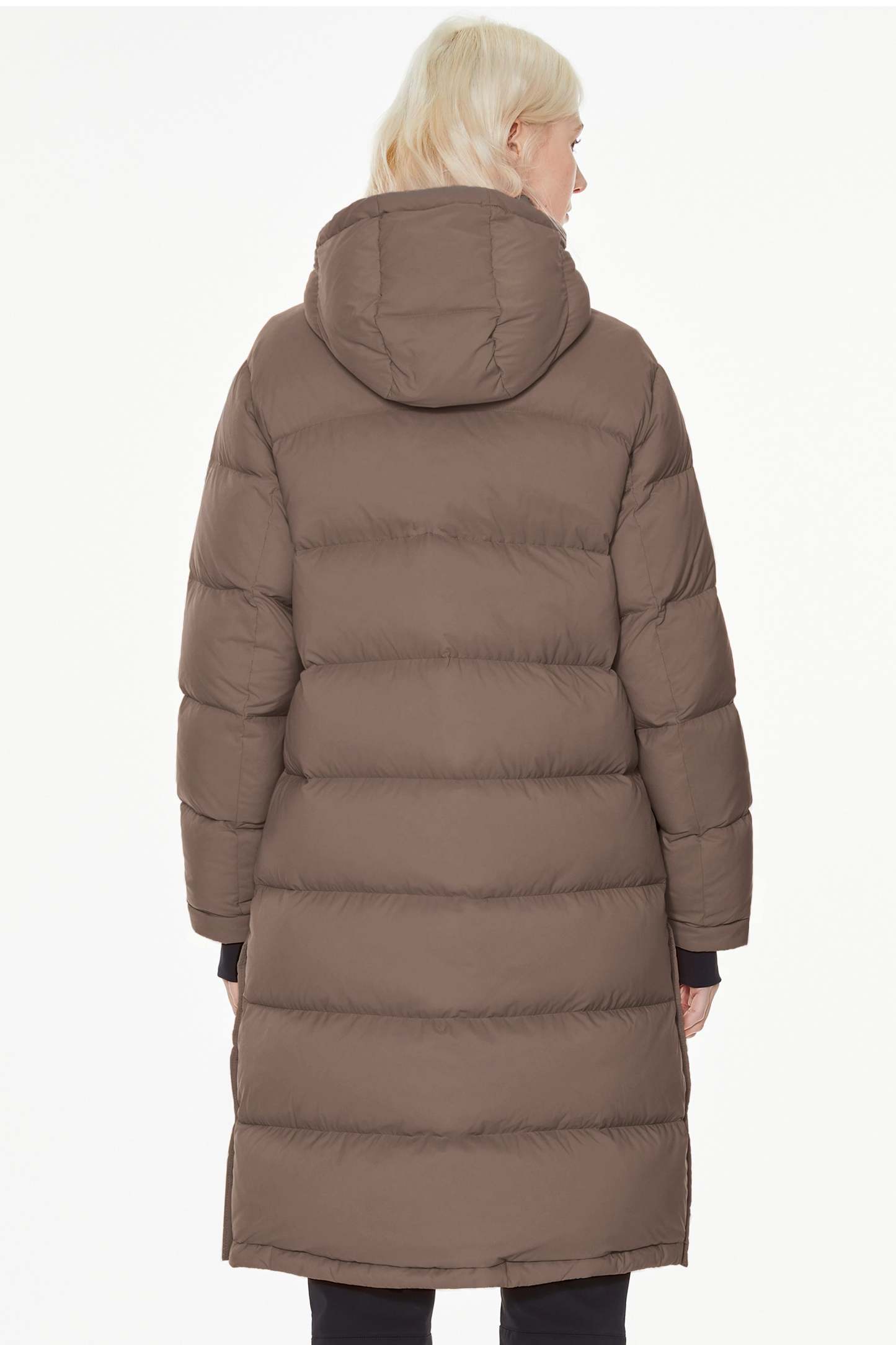 Aurora Long Detachable Hooded Down Jacket