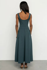 Giavanna Maxi Dress | Dark Green