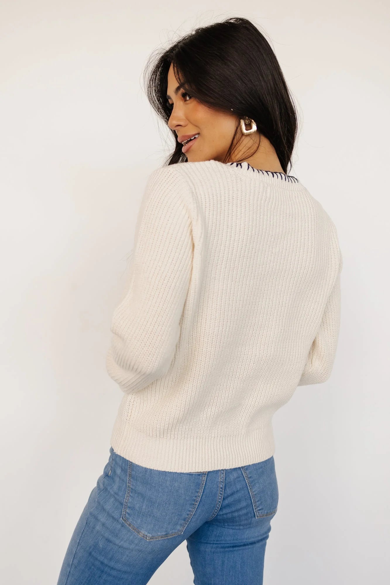 Alyssa Knit Sweater | Cream