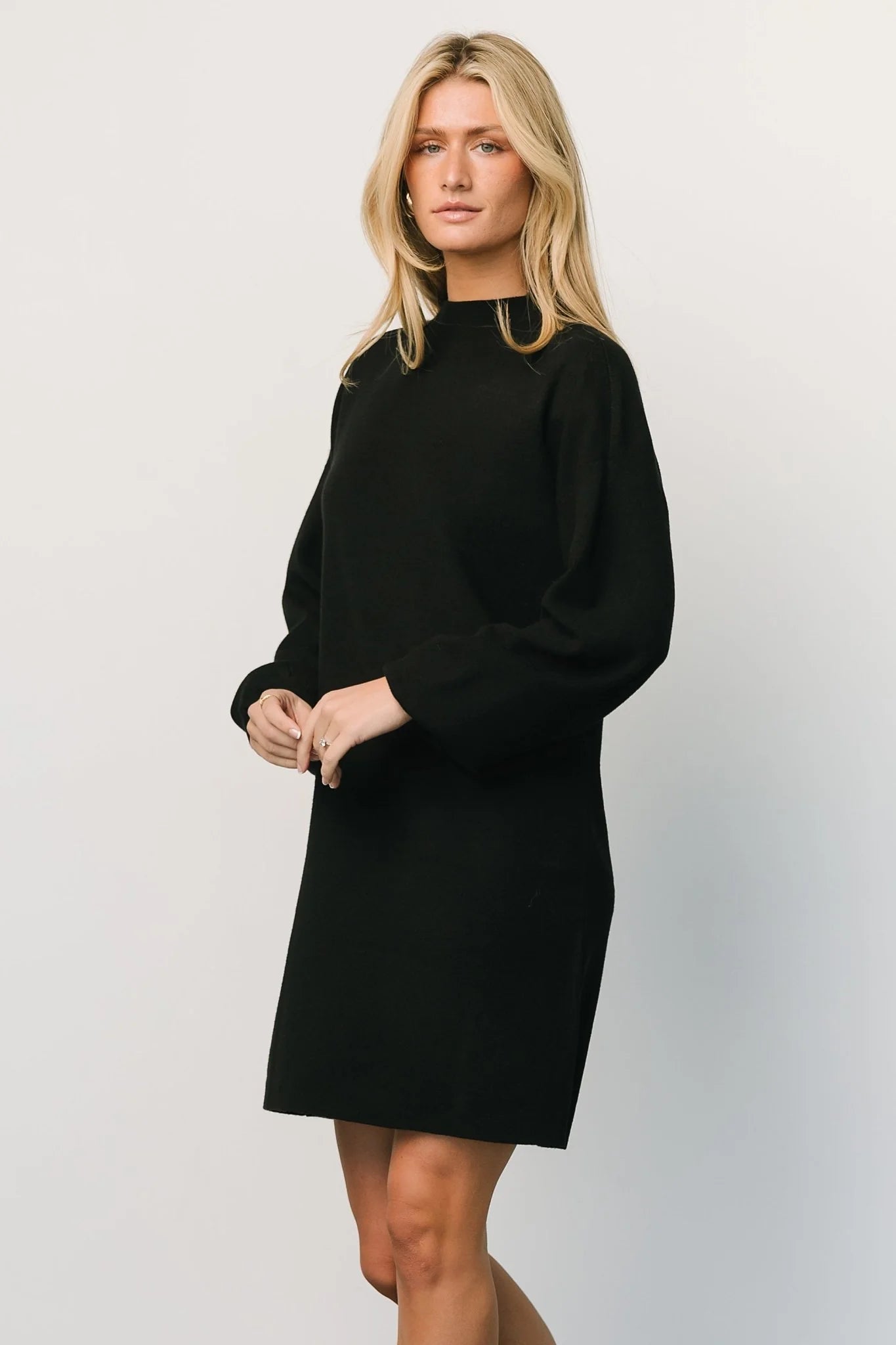 Jennings Sweater Dress | Black