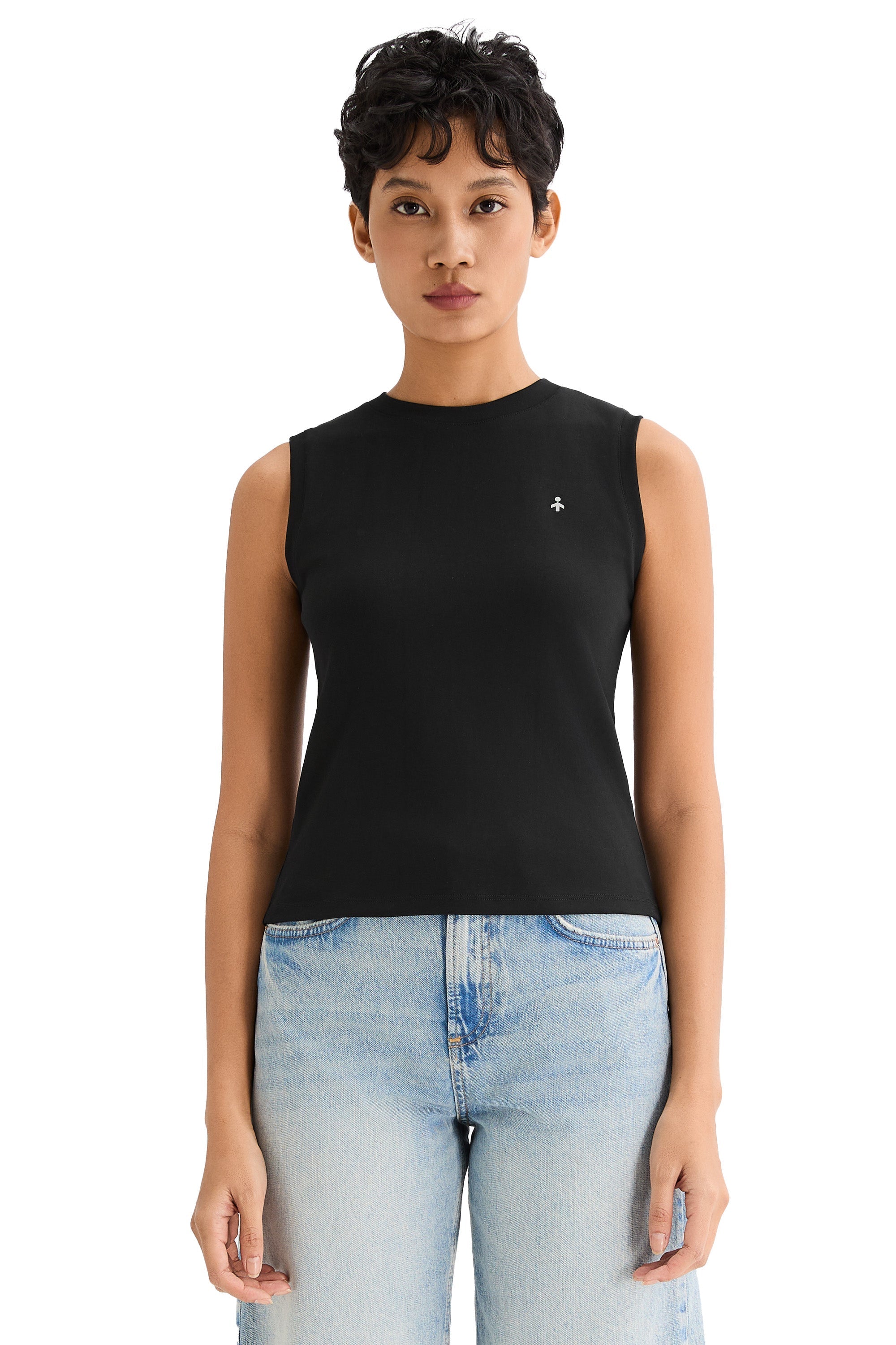 High Neck Tank Tops Sleeveless Workout