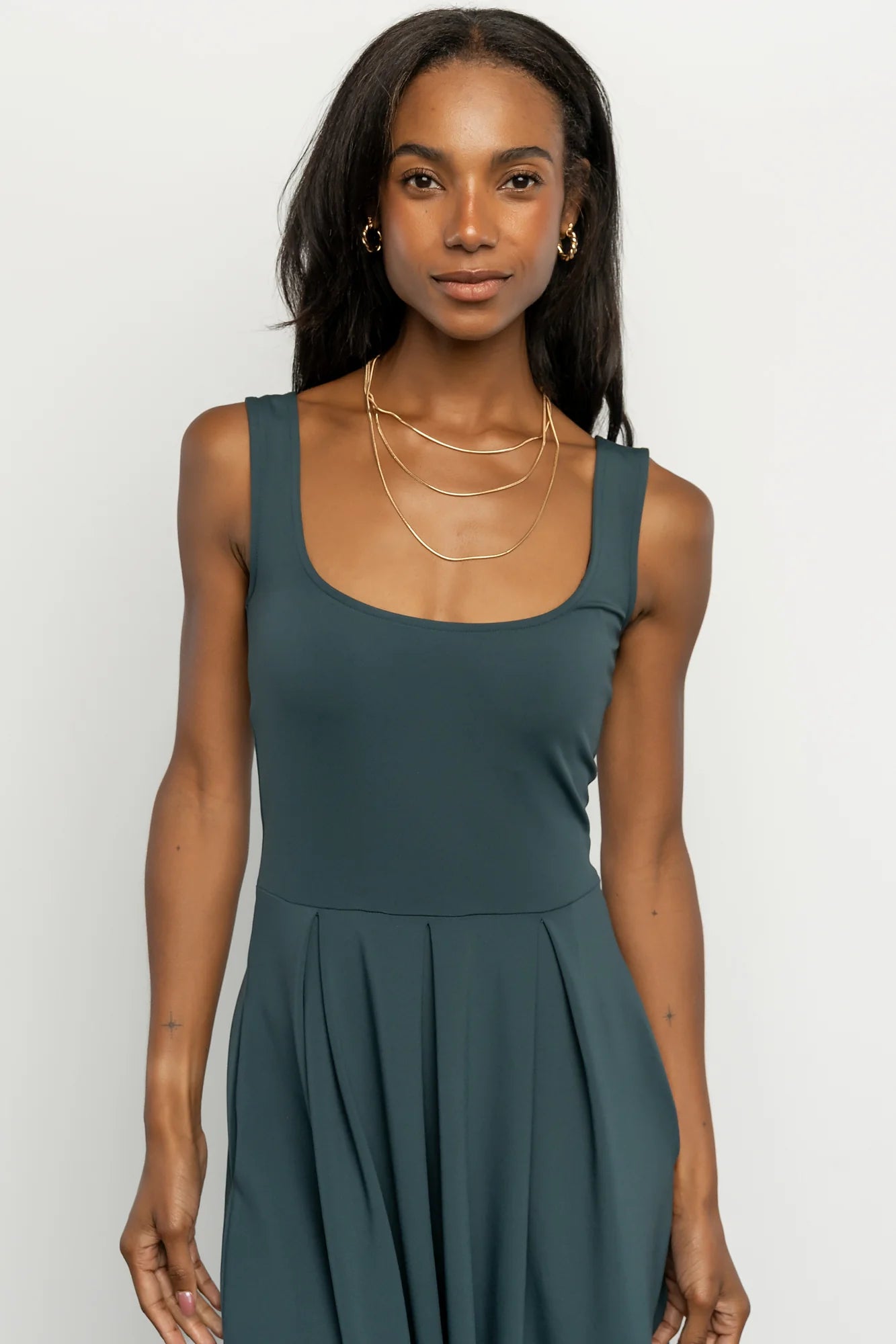Giavanna Maxi Dress | Dark Green