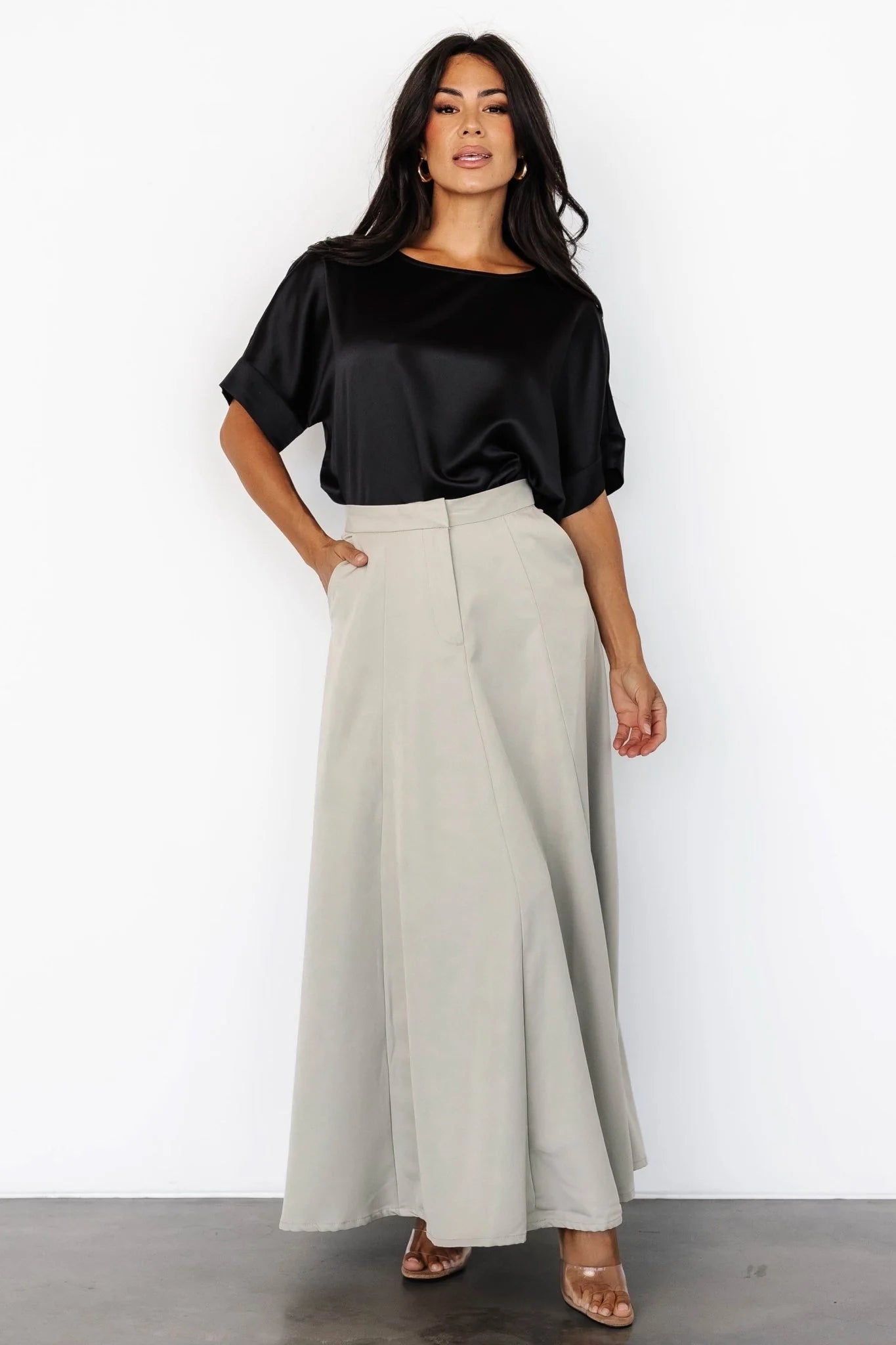 Shaylyn Maxi Skirt | Natural