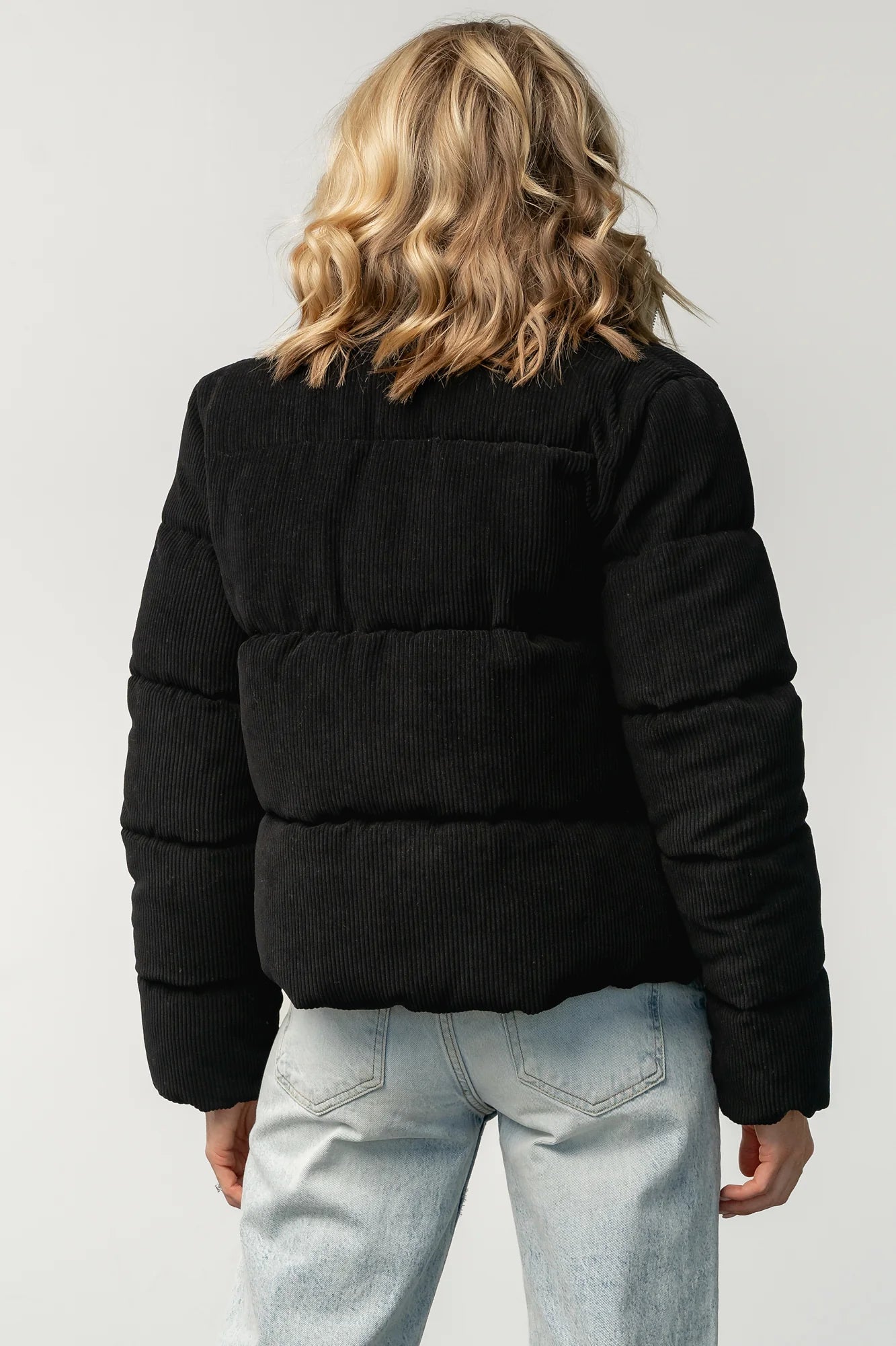 Holden Corduroy Puffer Jacket | Black