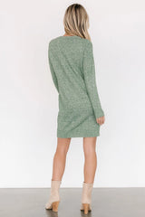 Miller Sweater Dress | Heather Green