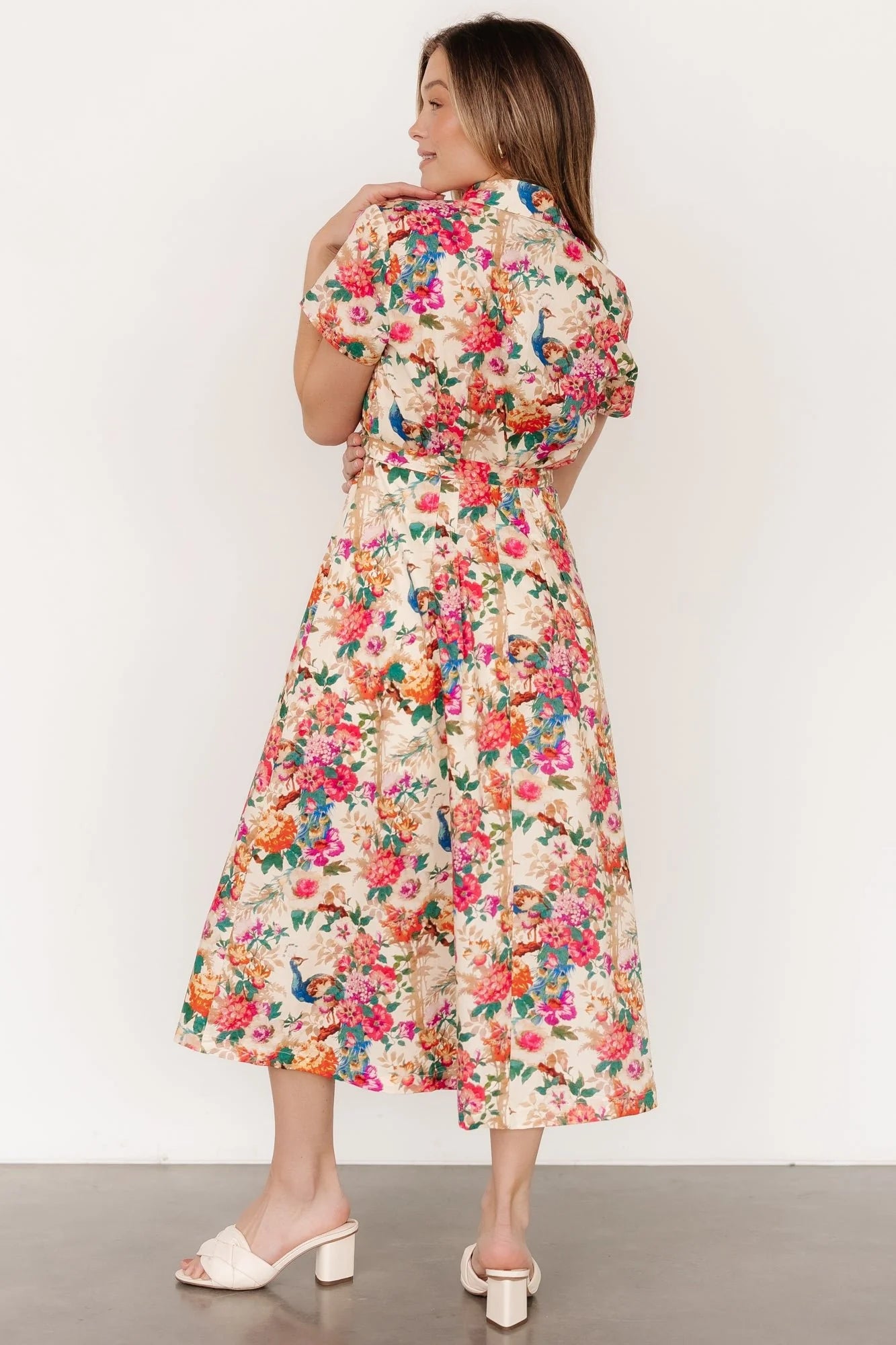 Melia Midi Dress | Multi Print