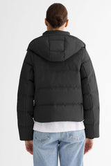 CityForm Short Detachable Hood Down Jacket