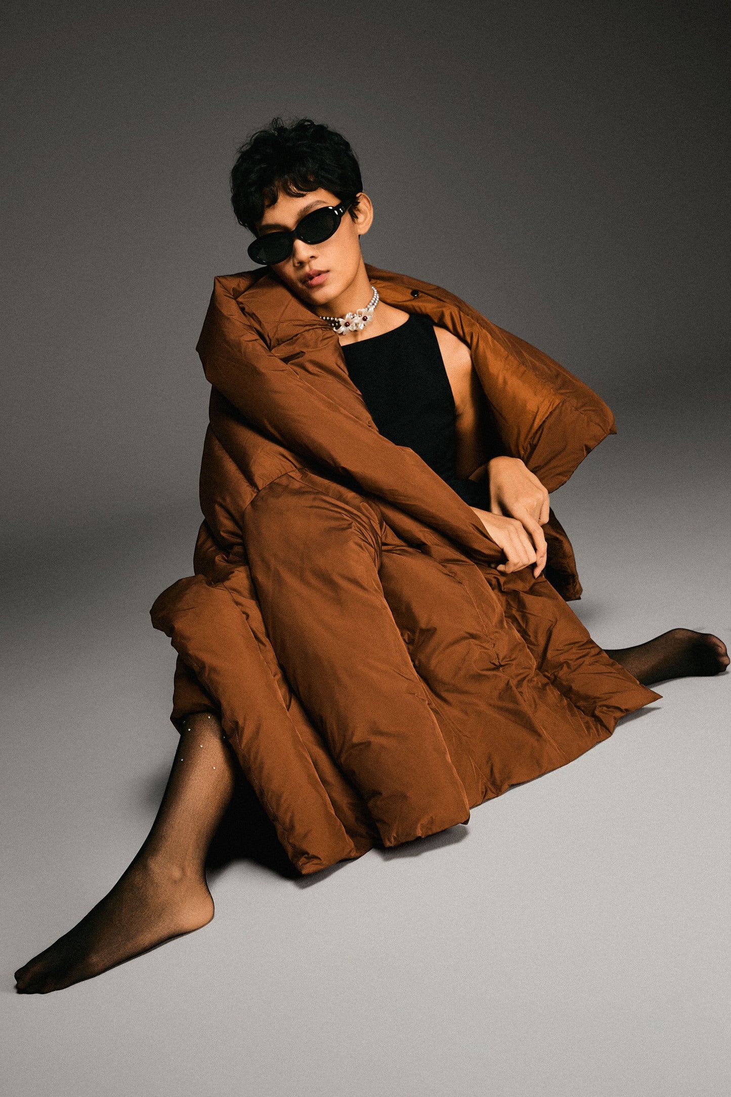 Cloak Puffer Down Coat