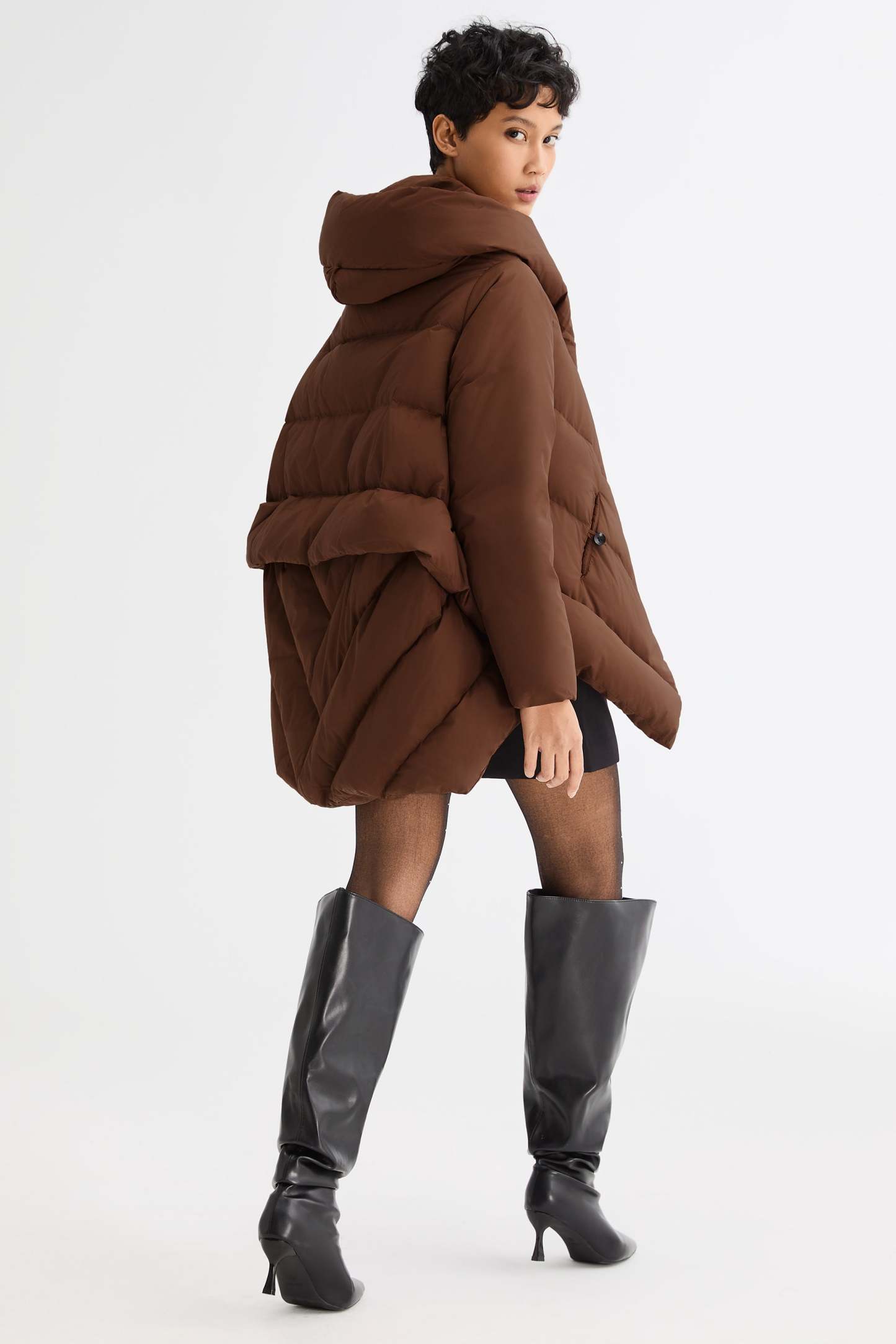 Cloak Puffer Down Coat