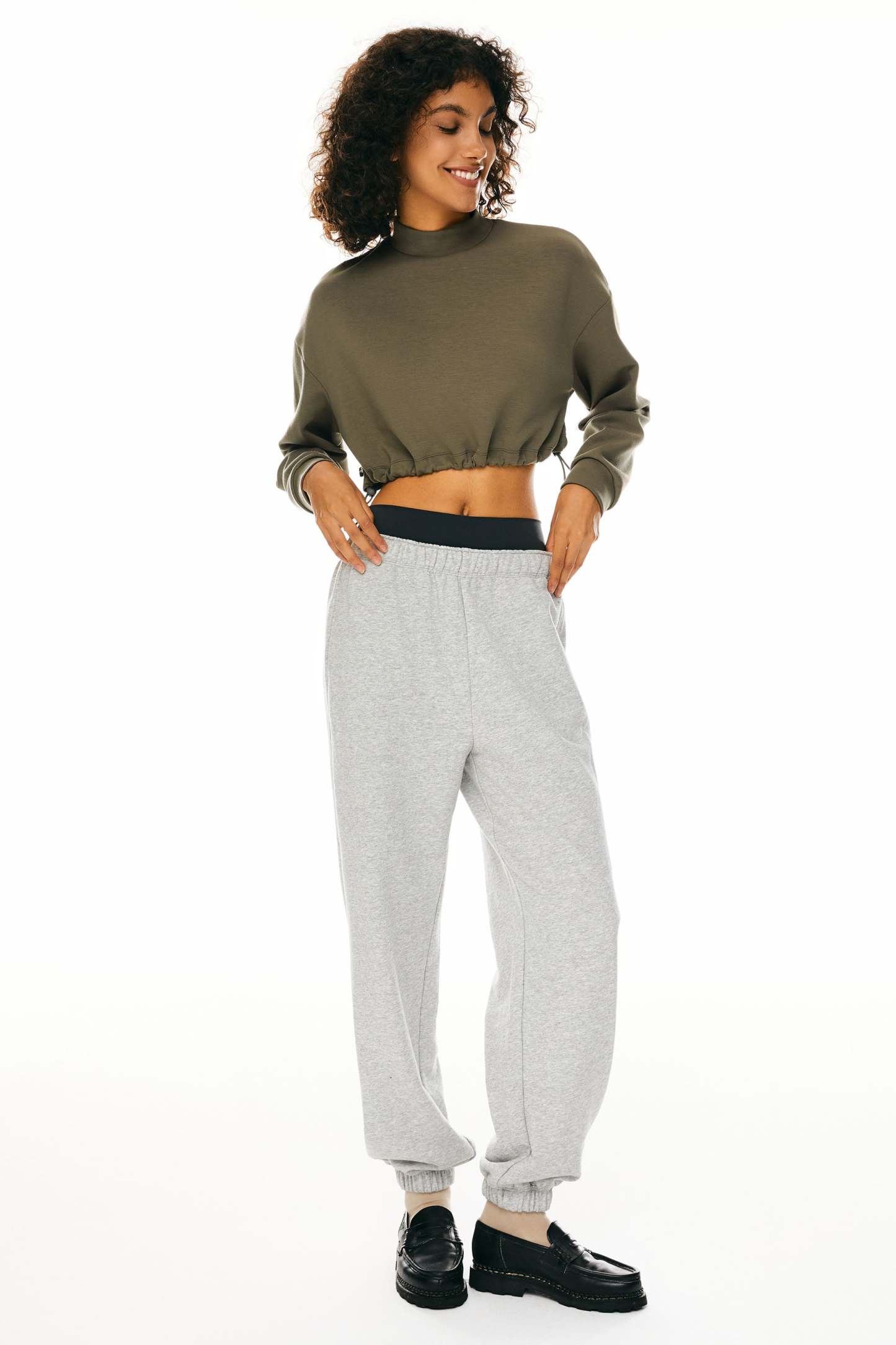 Cropped Casual Sweatshirt