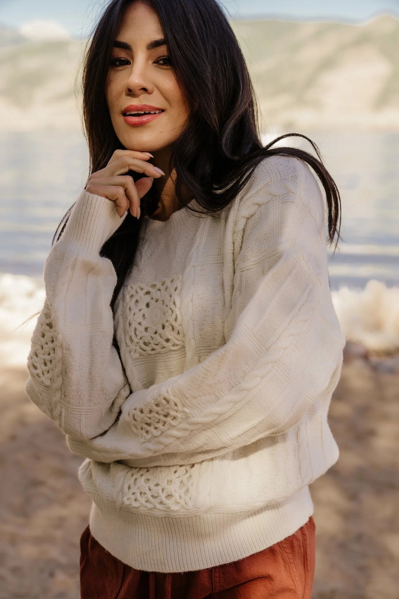 Meadow Knit Sweater | Cream