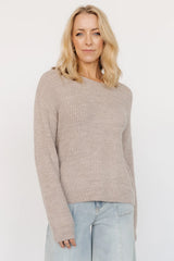 Viola Tie Back Sweater | Natural