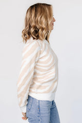 Carter Sweater | Oatmeal Print