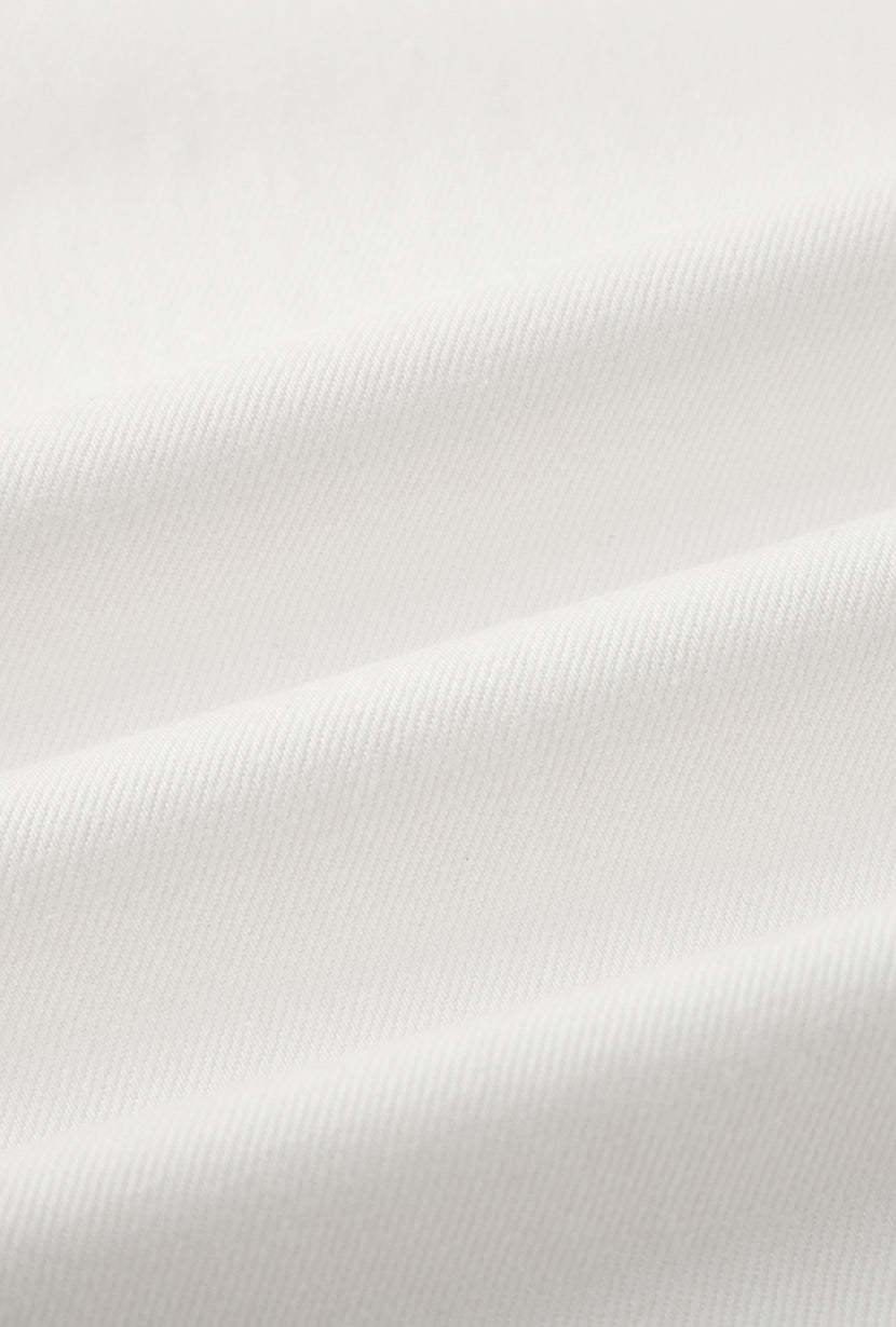 Bentley Straight Cropped Jeans - White