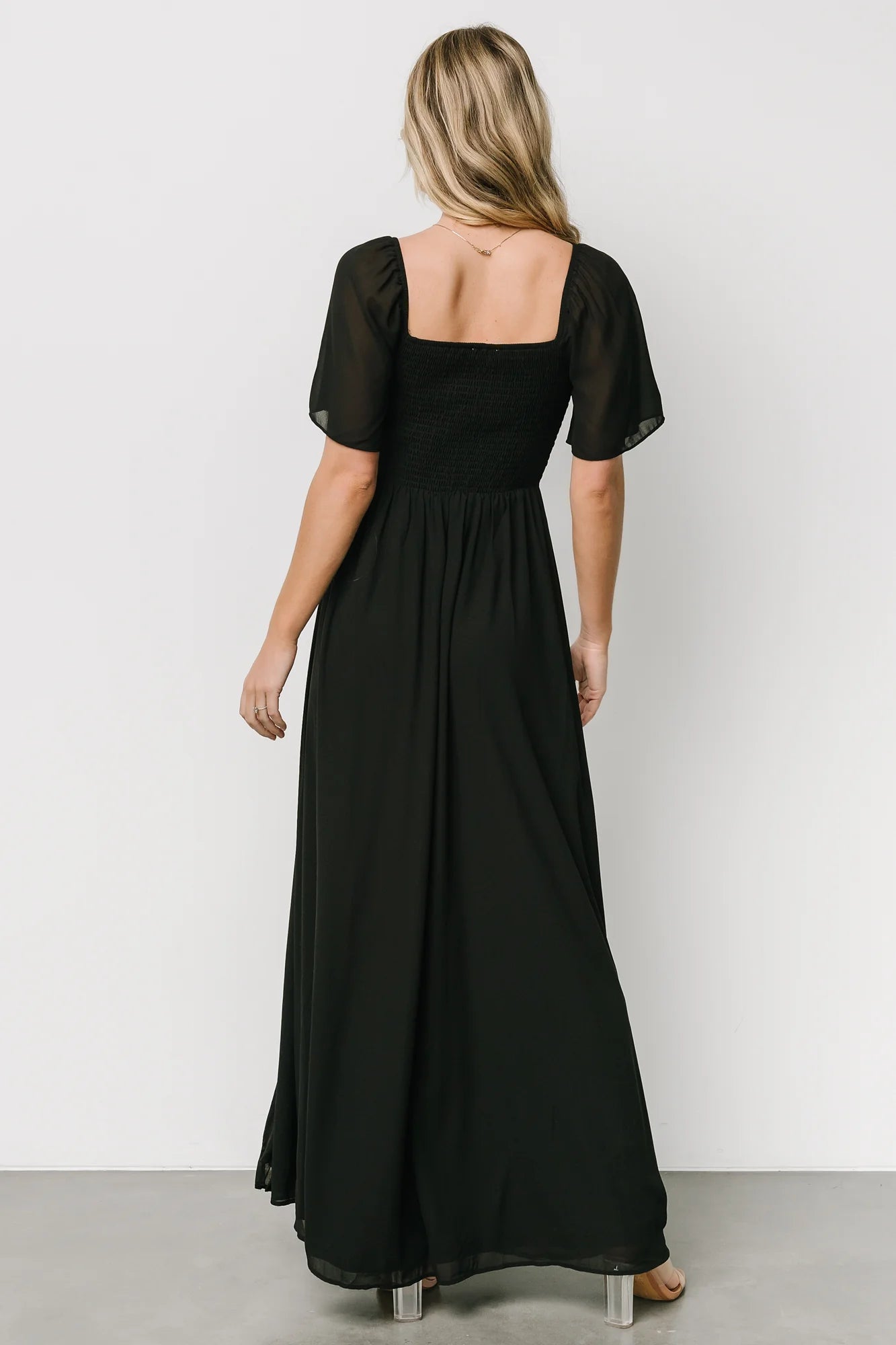 Sierra Sweetheart Maxi Dress | Black
