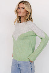 Tanner Sweater | Gray + Green