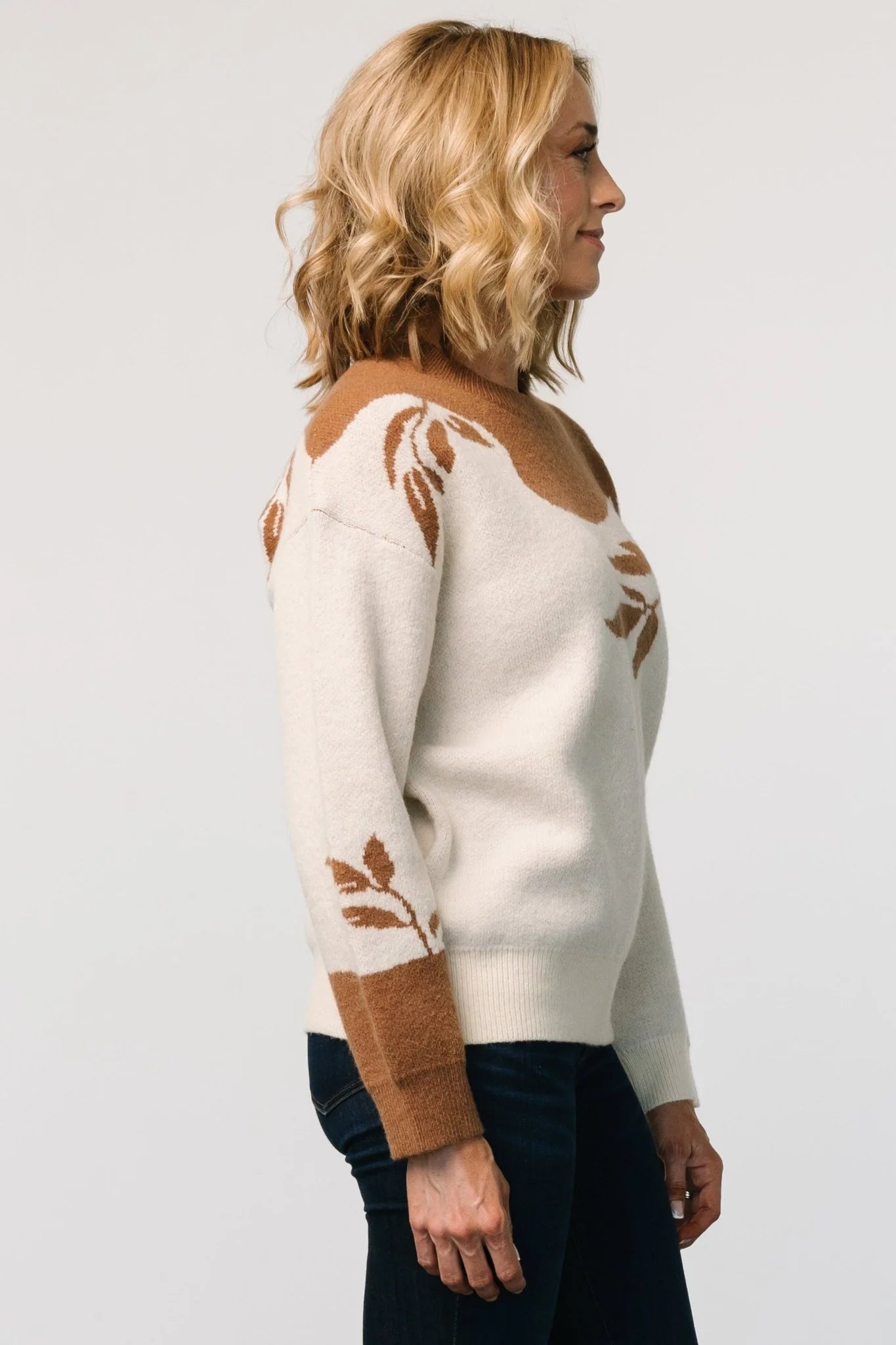 Teresa Sweater | Cream + Camel