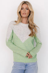 Tanner Sweater | Gray + Green