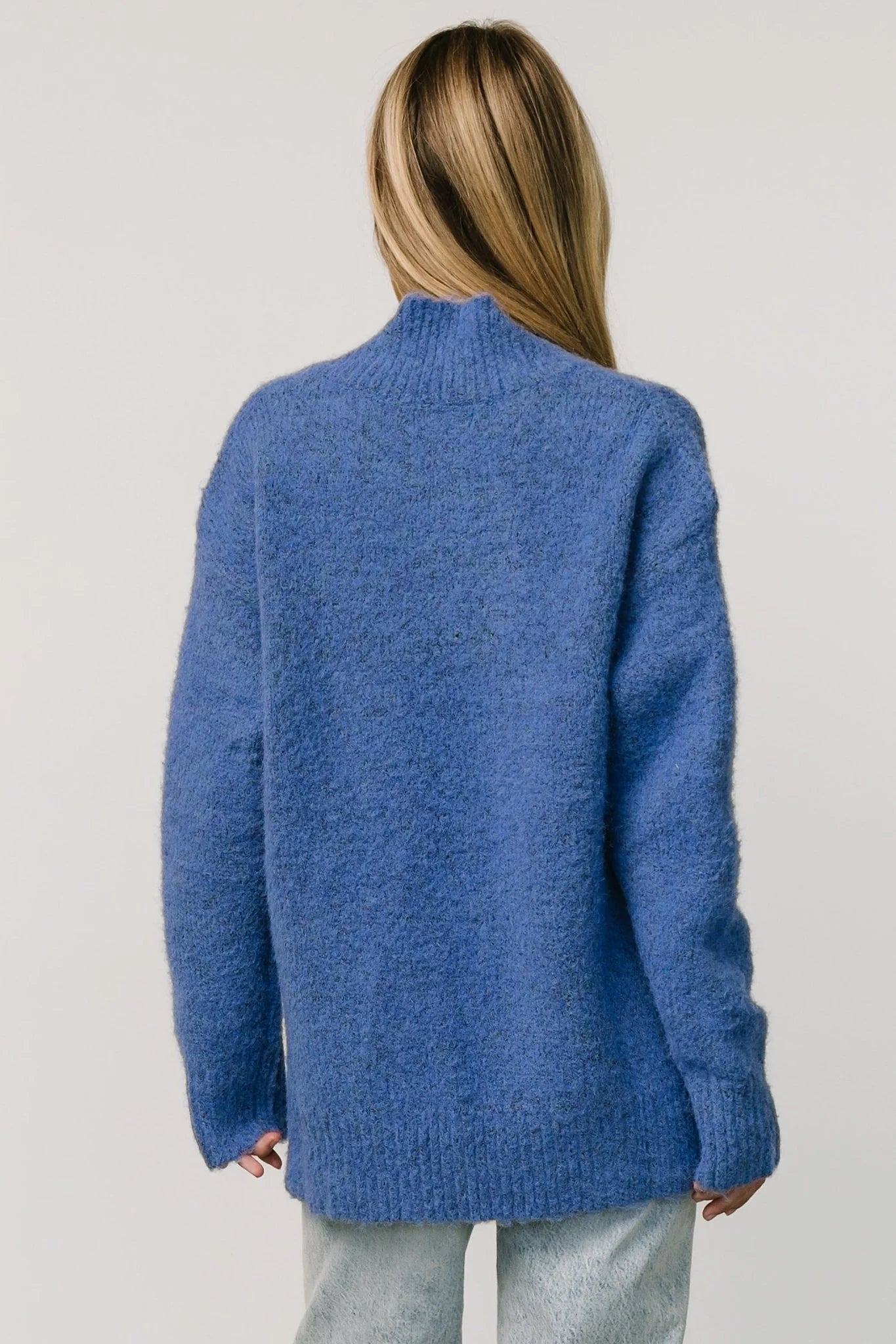 Calgary Oversized Sweater | Blue
