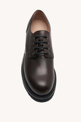 Derby Lug Sole Shoe in Leather