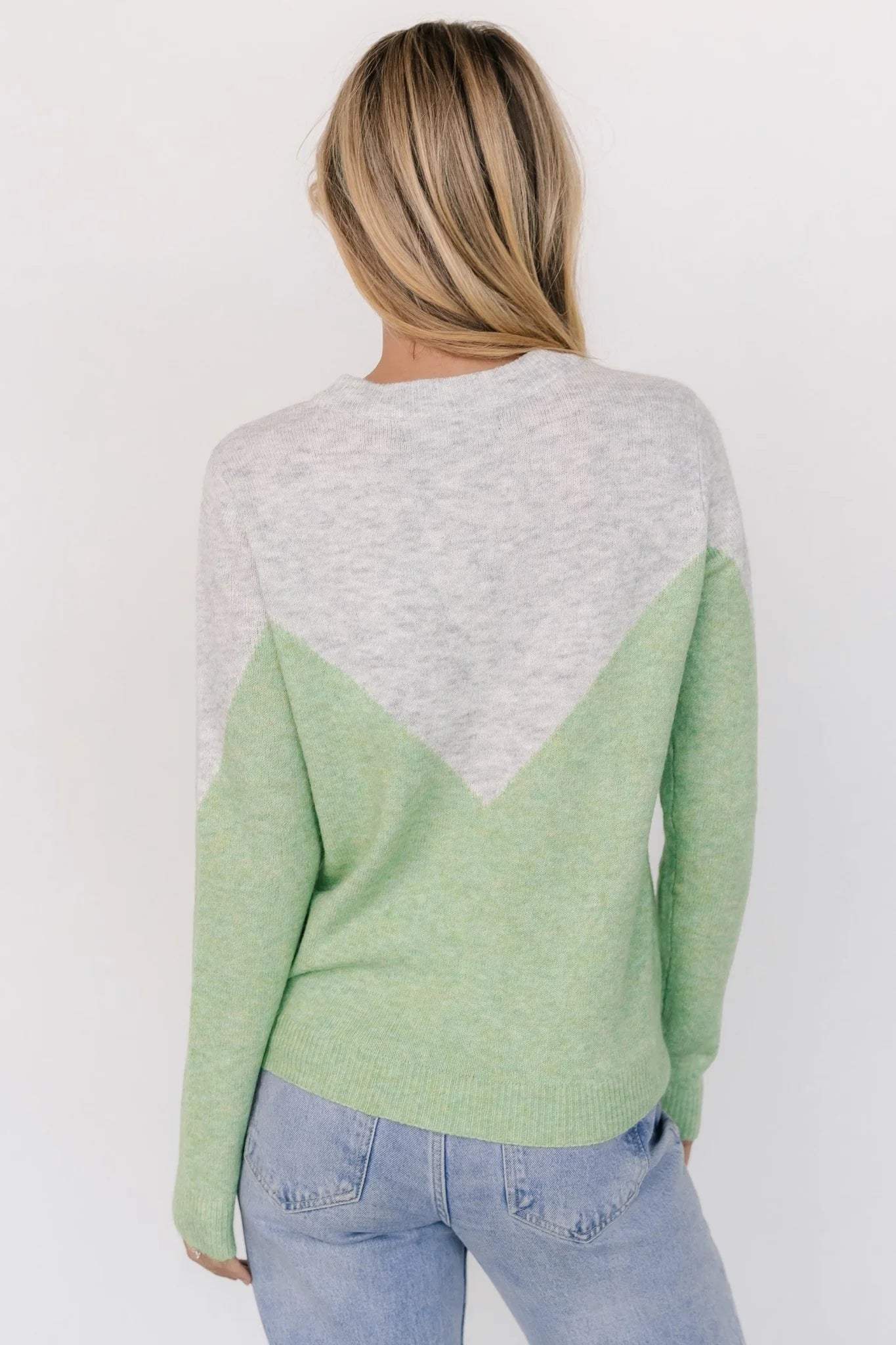 Tanner Sweater | Gray + Green