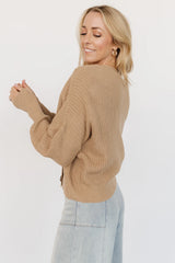 Gracie Knit Cardigan | Light Camel
