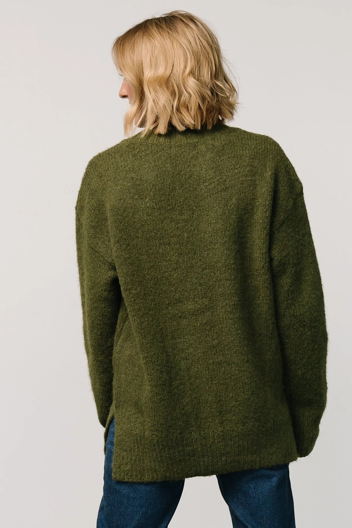 Calgary Oversized Sweater | Olive