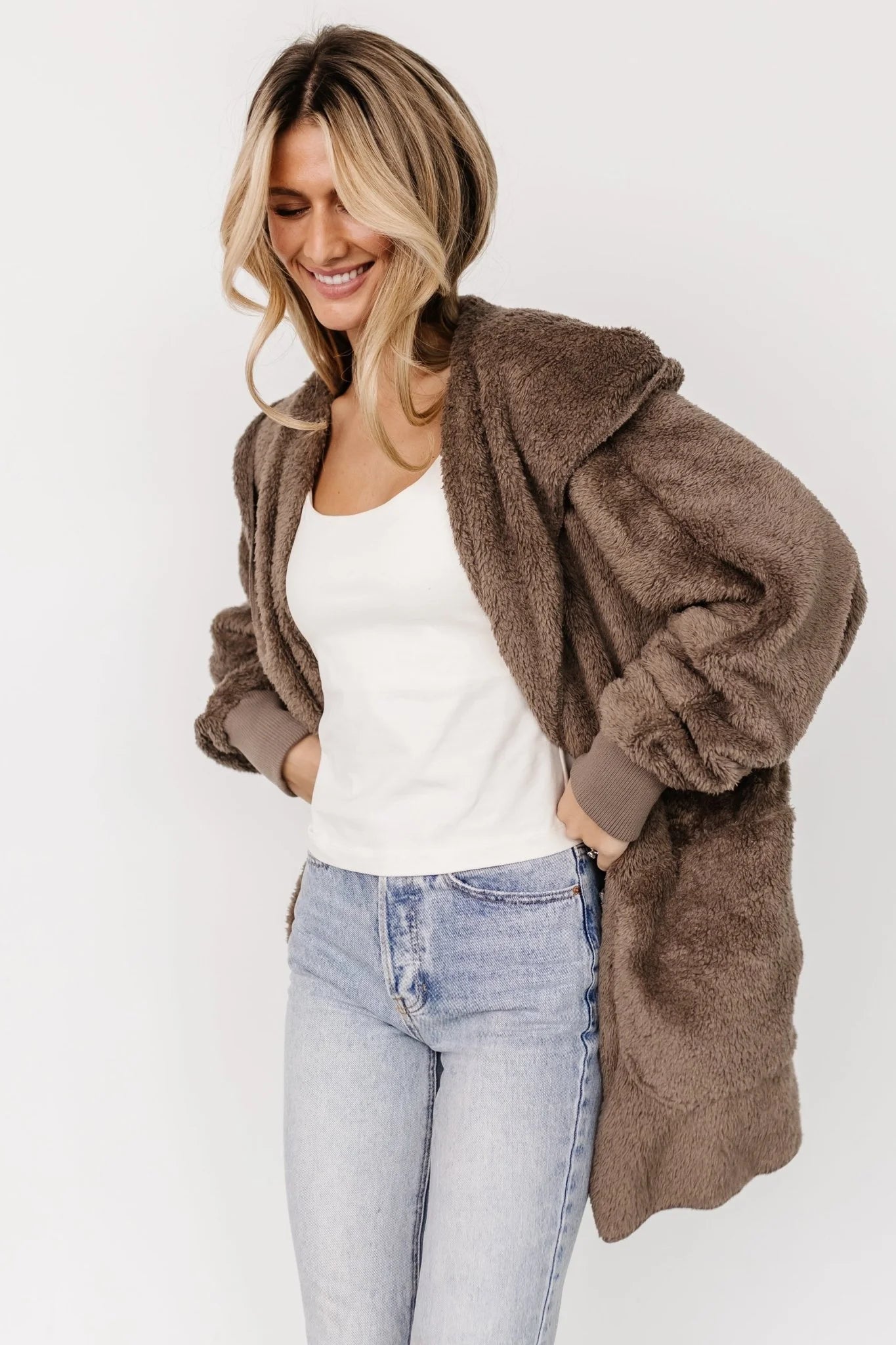 Melrose Teddy Jacket | Brown