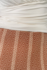 Astrid Midi Skirt | Rust Print