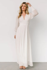 Olivia Maxi Dress | White