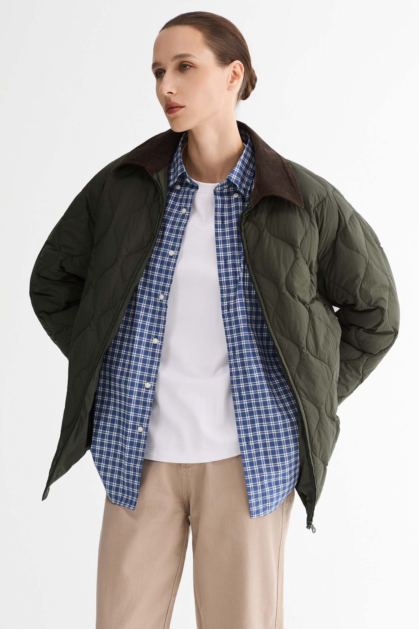 Velara Quilt Lightweight Down Jacket