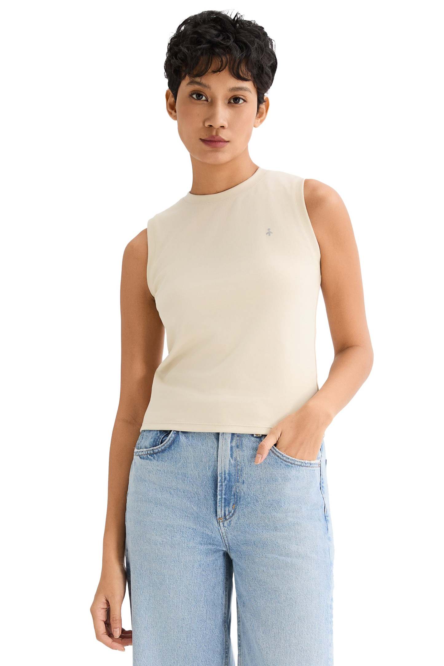 High Neck Tank Tops Sleeveless Workout