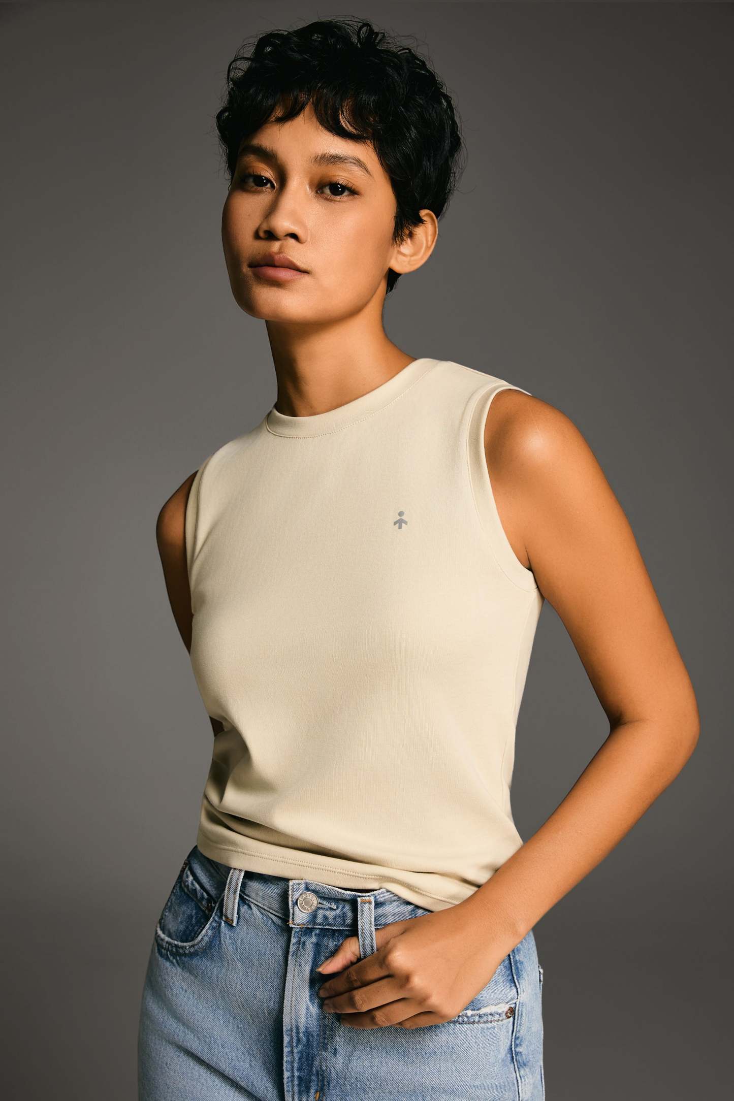 High Neck Tank Tops Sleeveless Workout