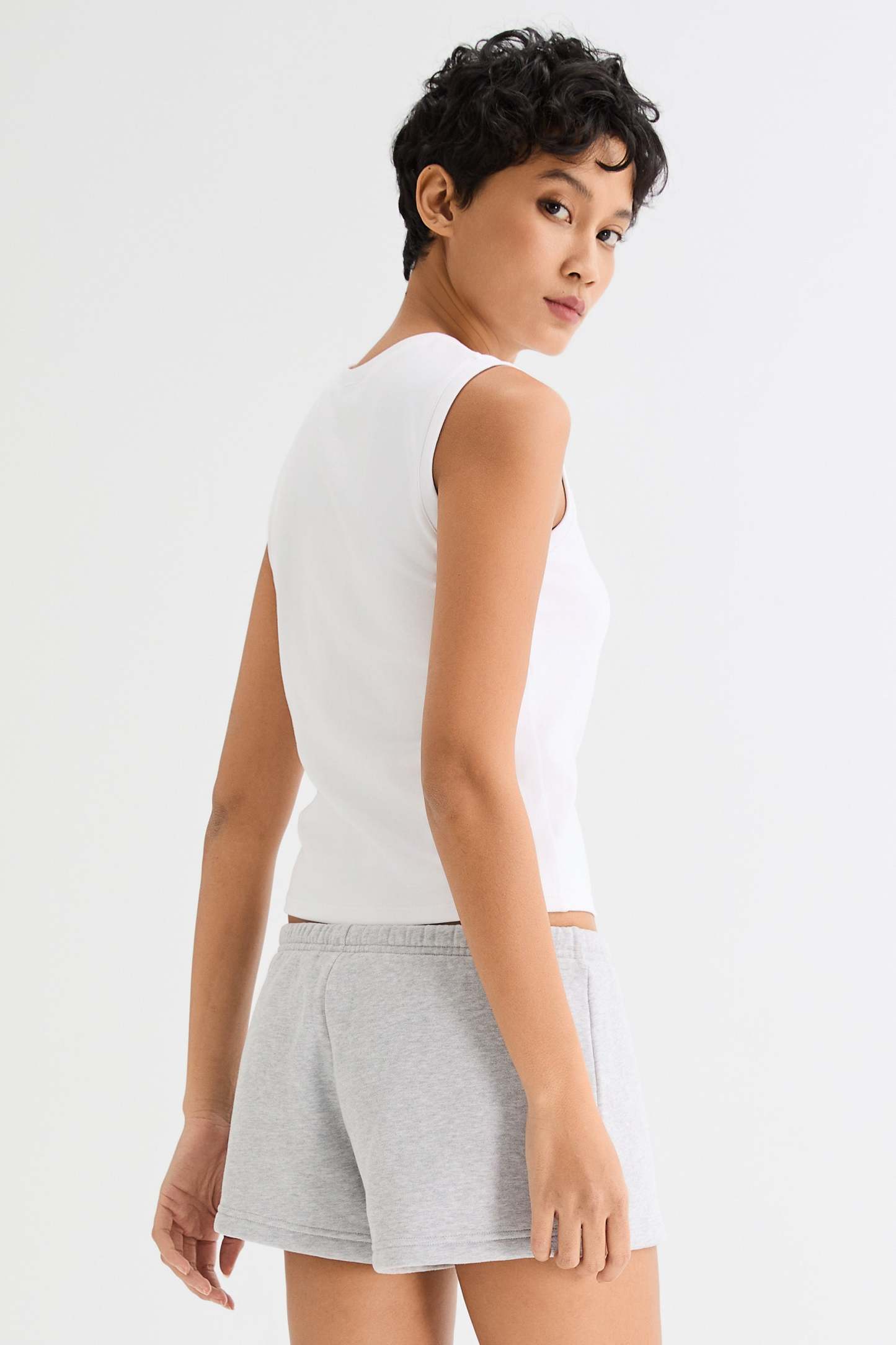 High Neck Tank Tops Sleeveless Workout