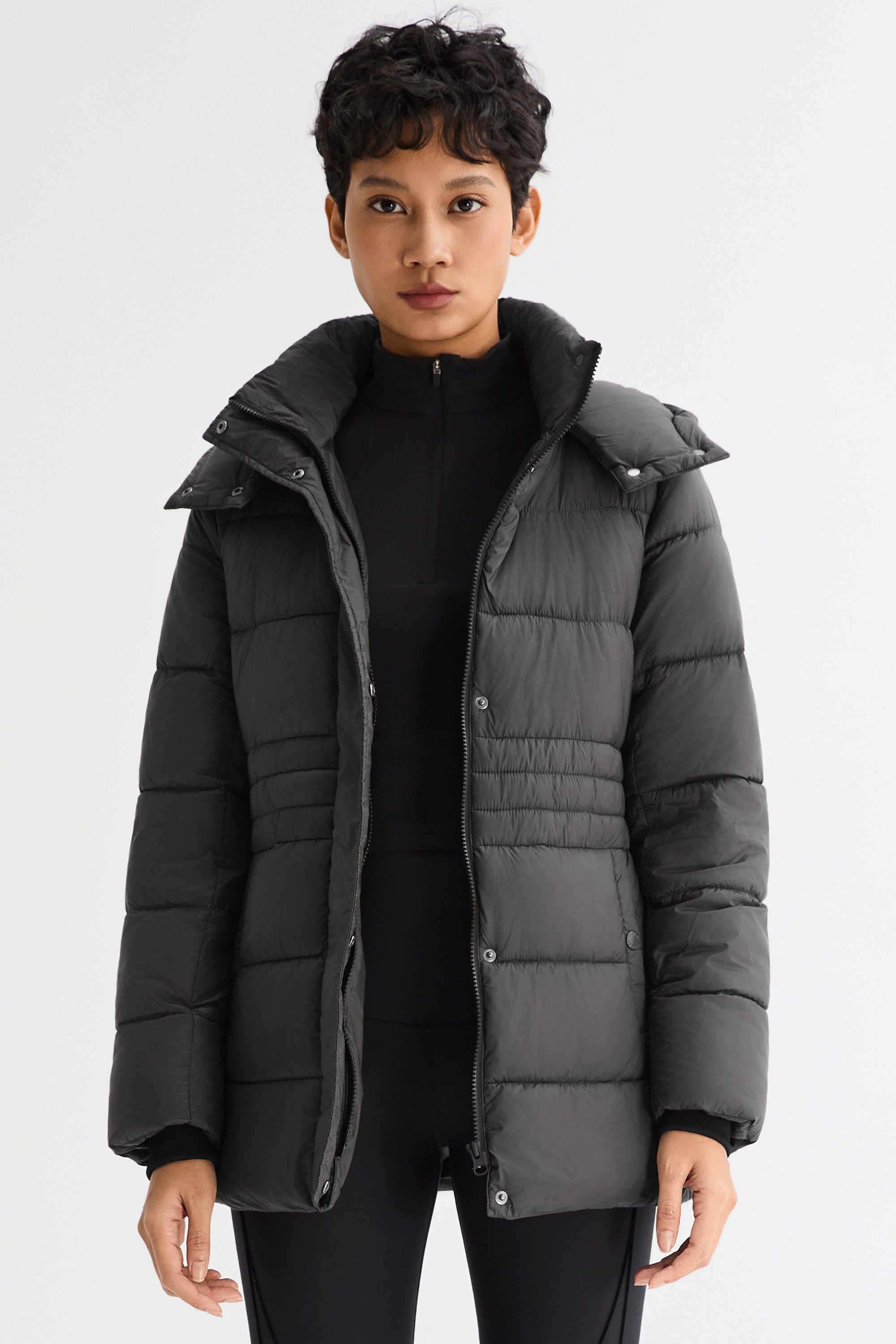 Hooded Quilted Everyday Lyrella Puffer Jacket