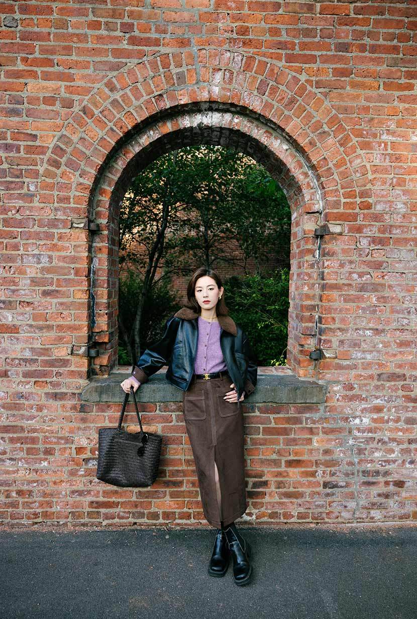 Laura Faux Leather Jacket - Black