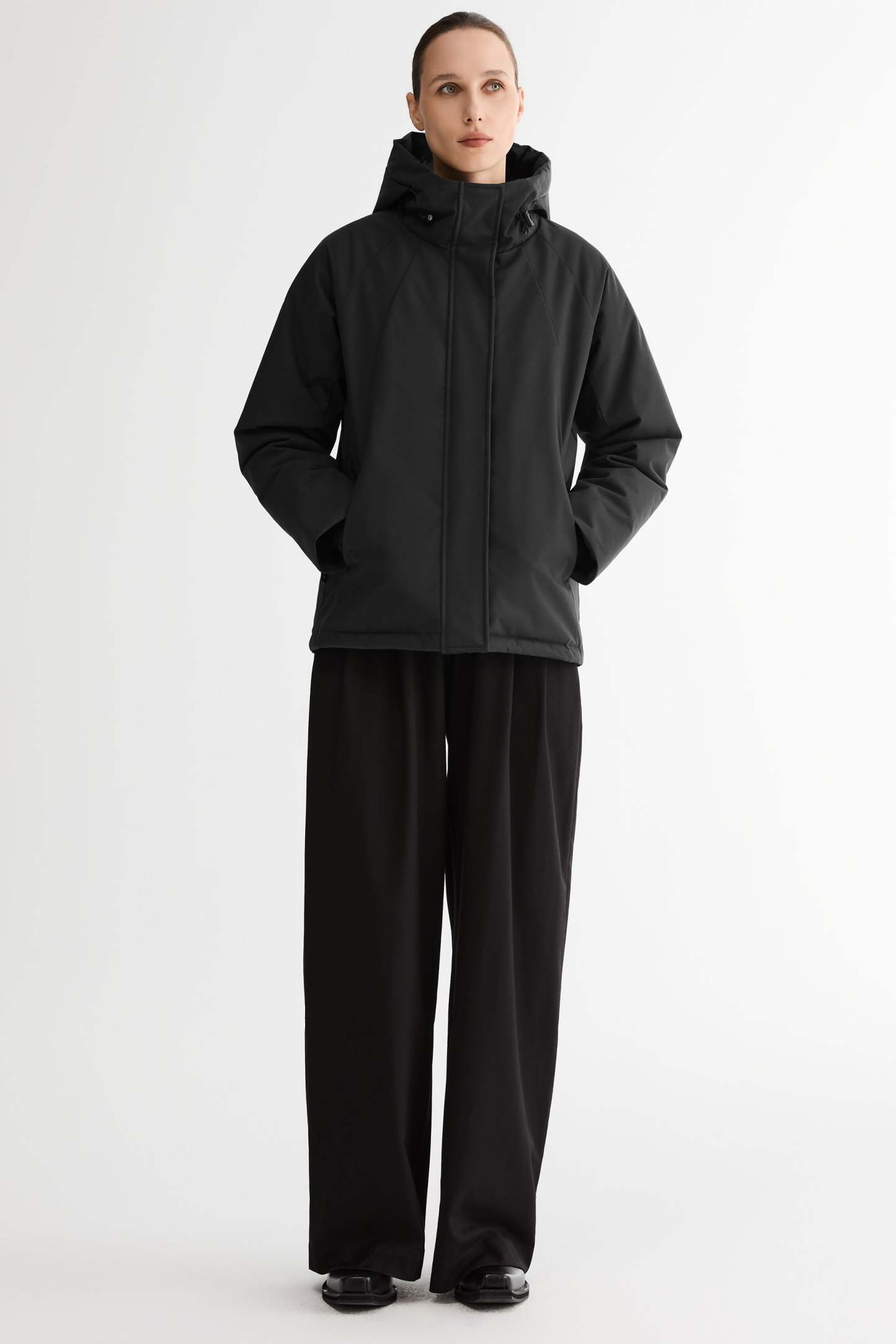 Lightweight Cropped Everyday Parka Jacket