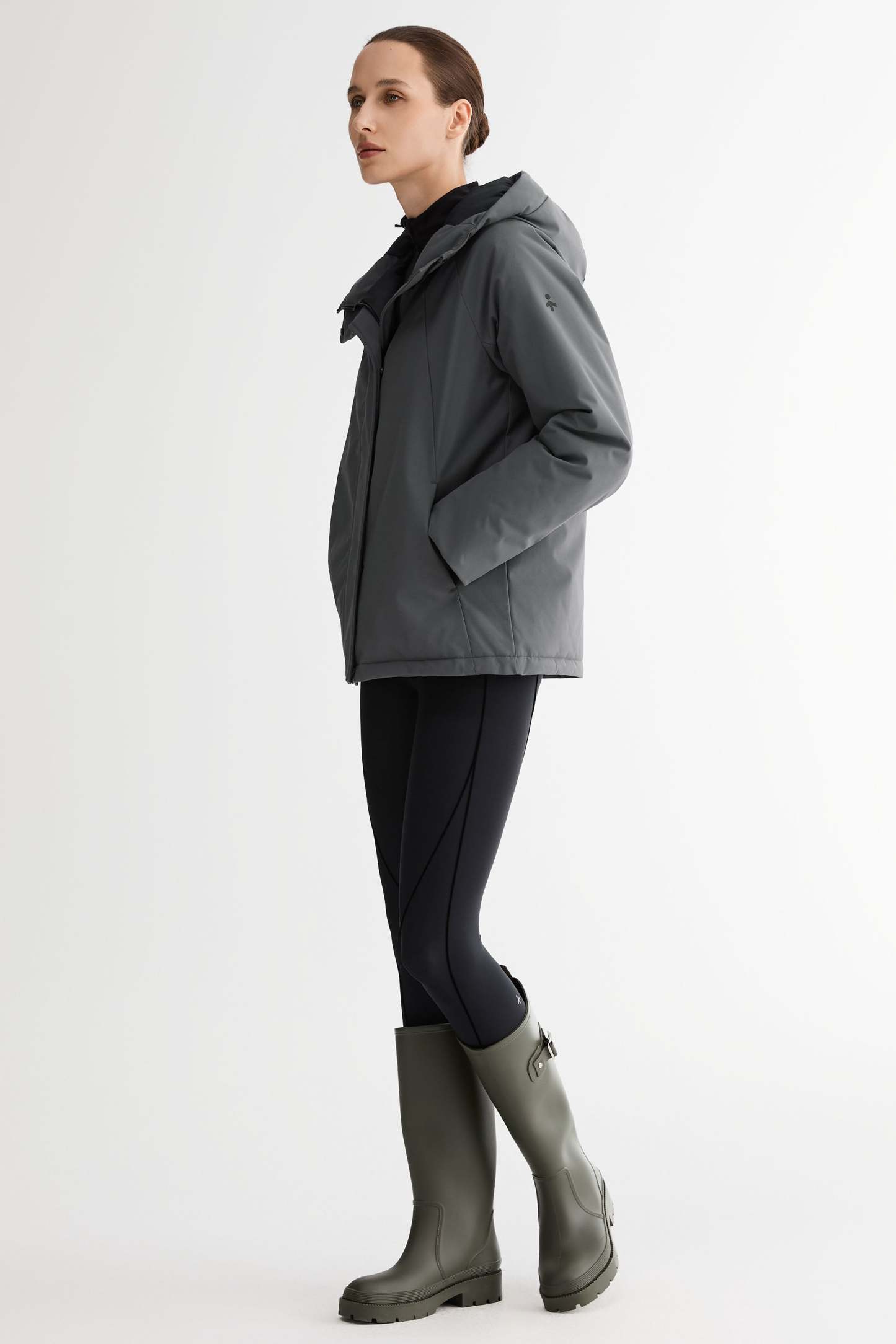 Lightweight Cropped Everyday Parka Jacket