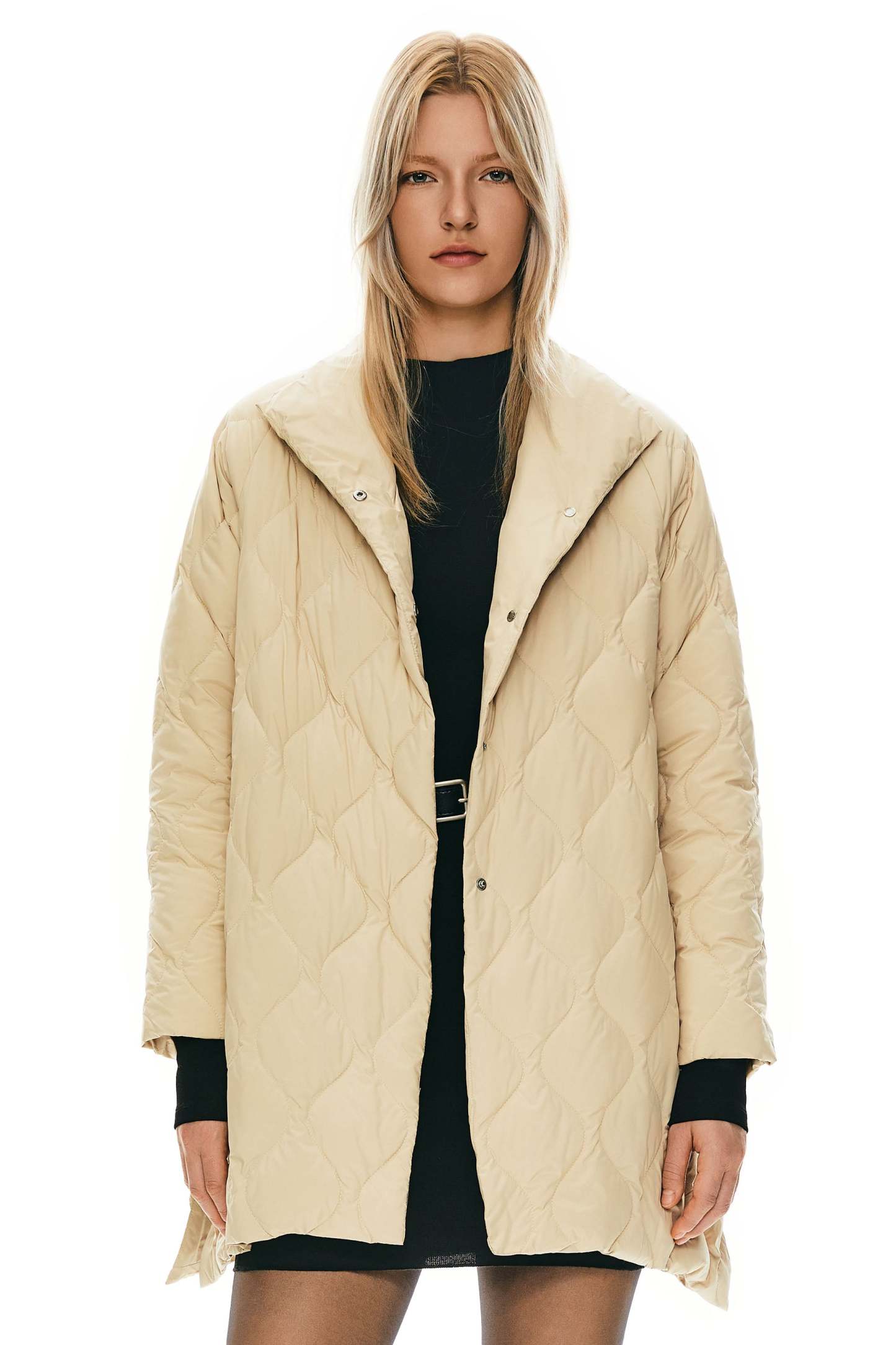 Lightweight Long-Sleeve Down Puffer Jacket