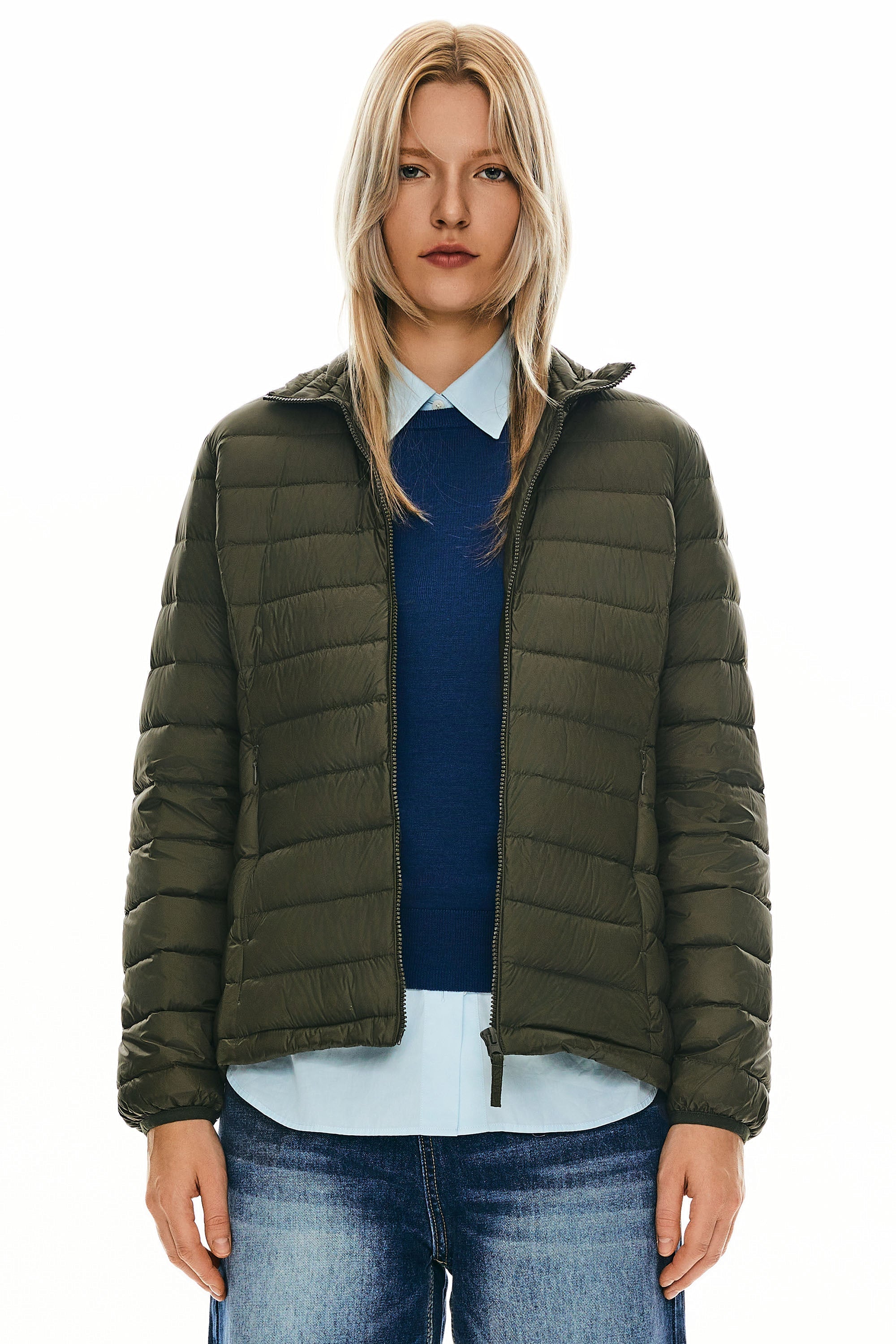 Lightweight Quilted Packable Down Jacket