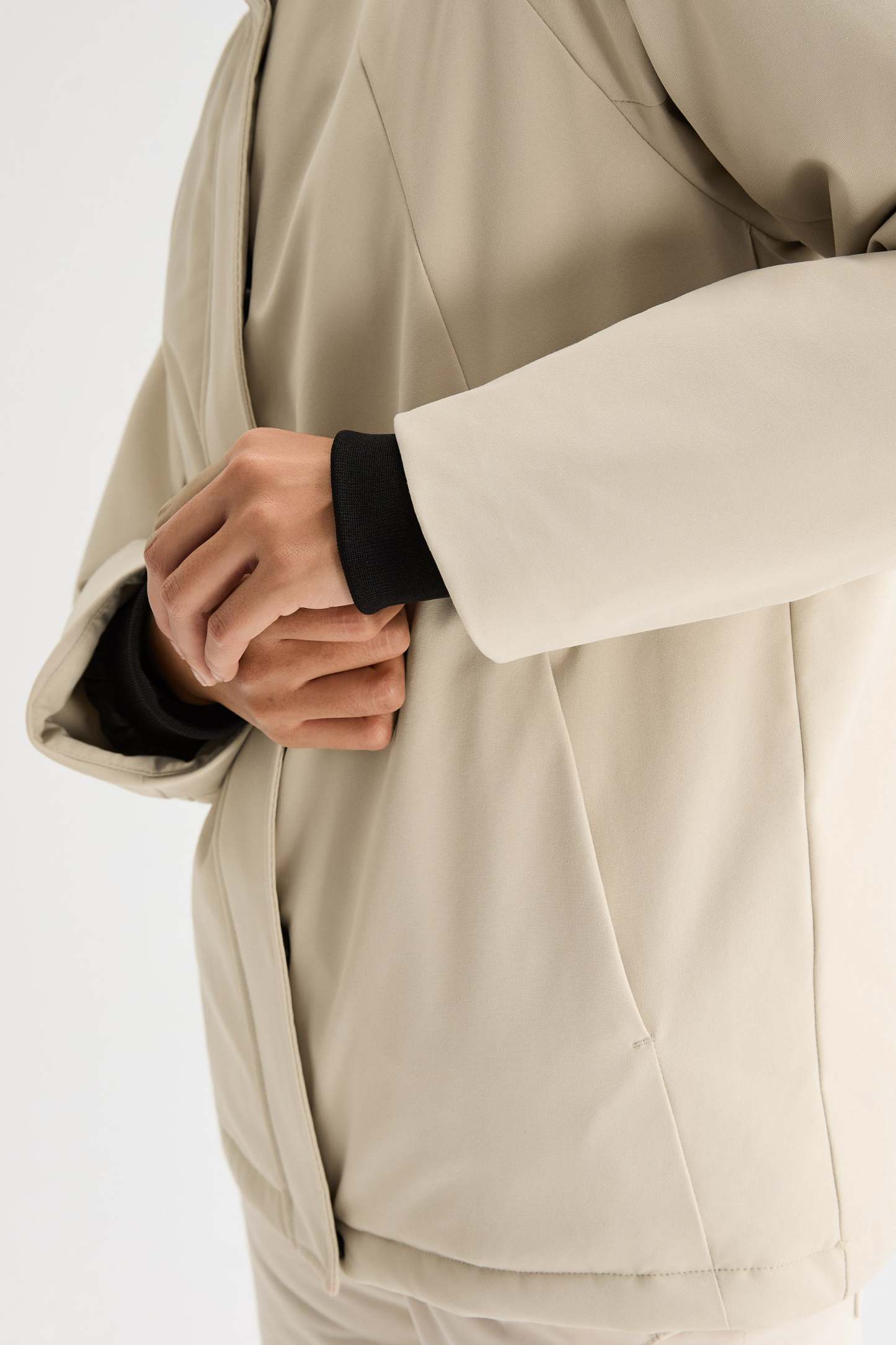 Lightweight Cropped Everyday Parka Jacket