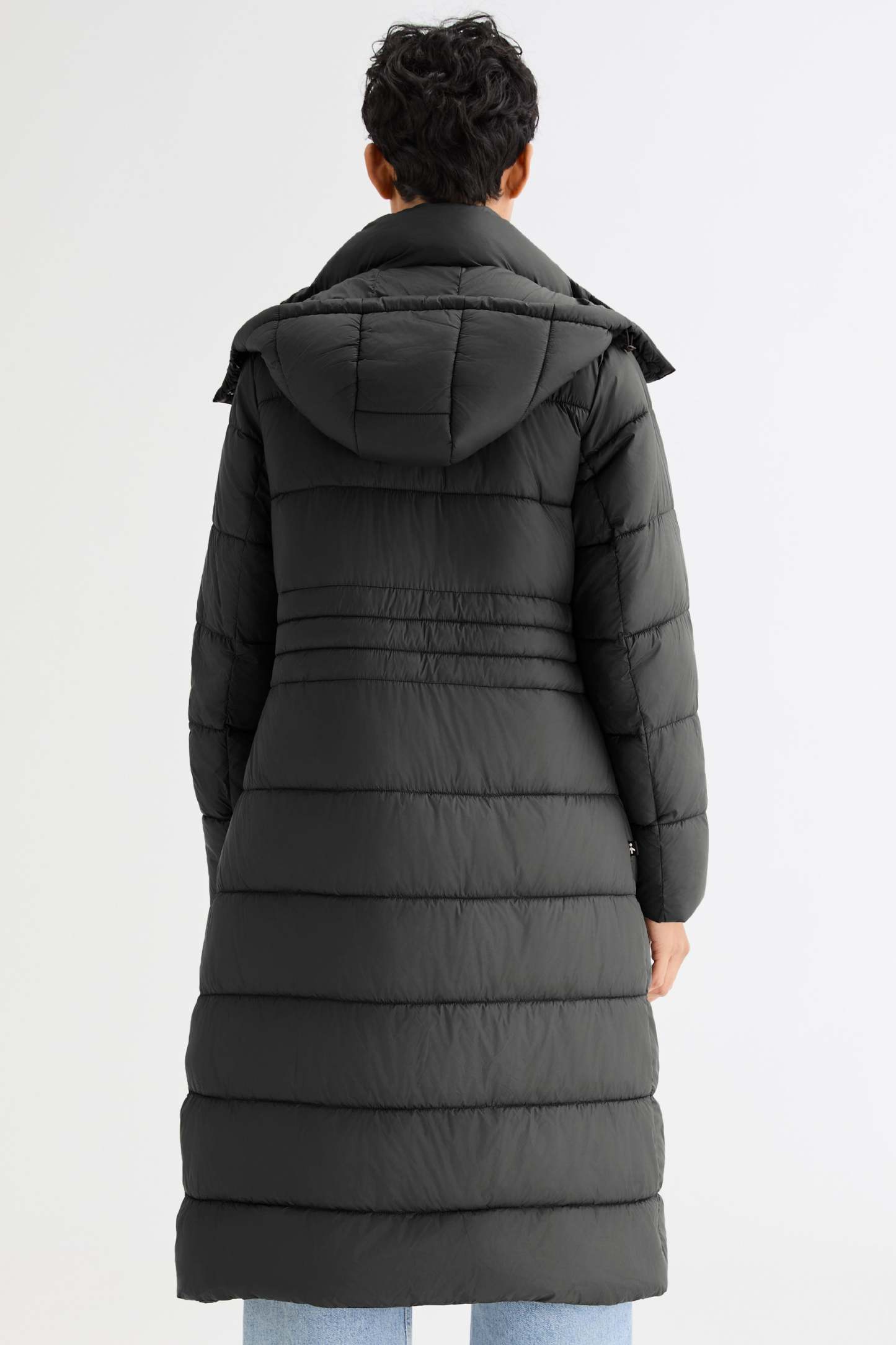 Long Hooded Quilted Lyrella Puffer Jacket